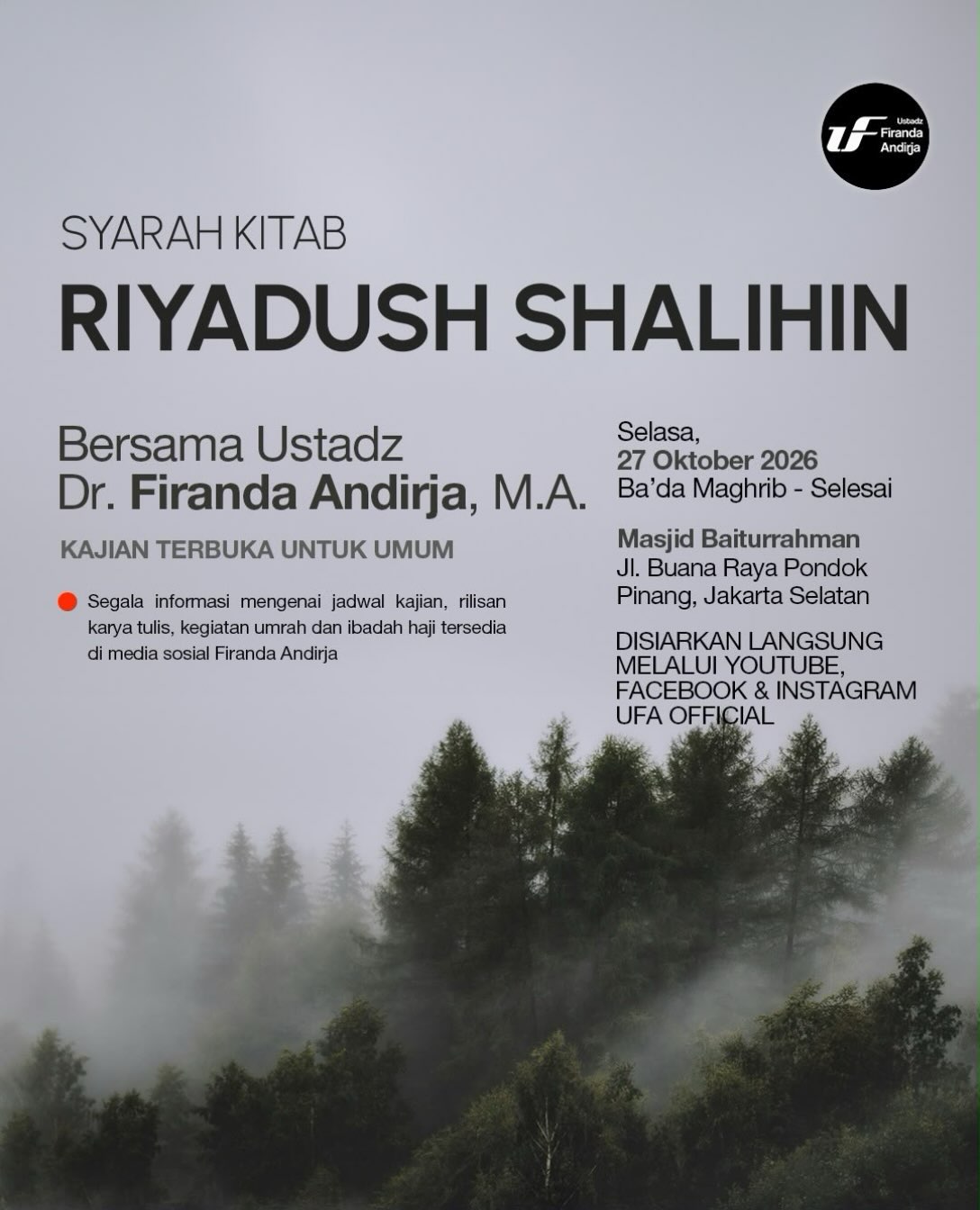 Poster asli dari @mosquebaiturrahman