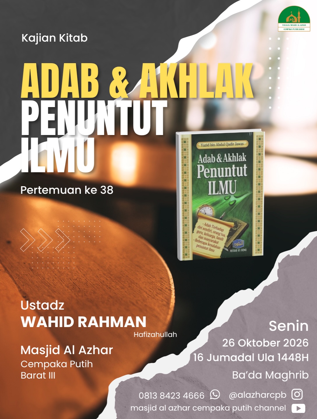 Poster asli dari @alazharcpb