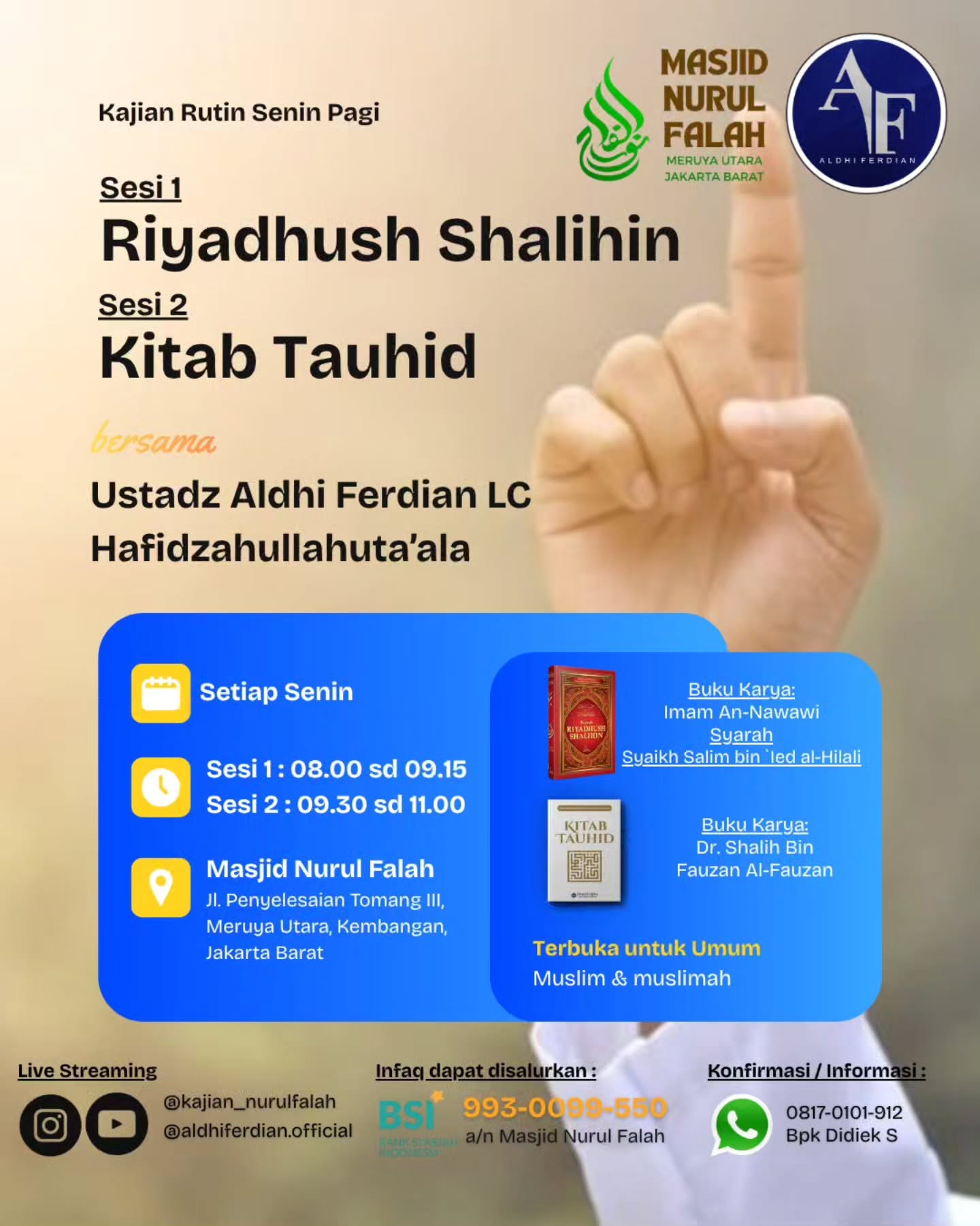 Poster asli dari @kajian_nurulfalah