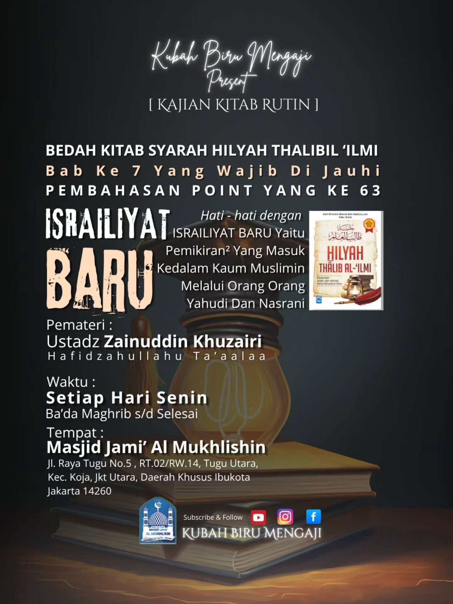 Poster asli dari @kubah_biru_mengaji
