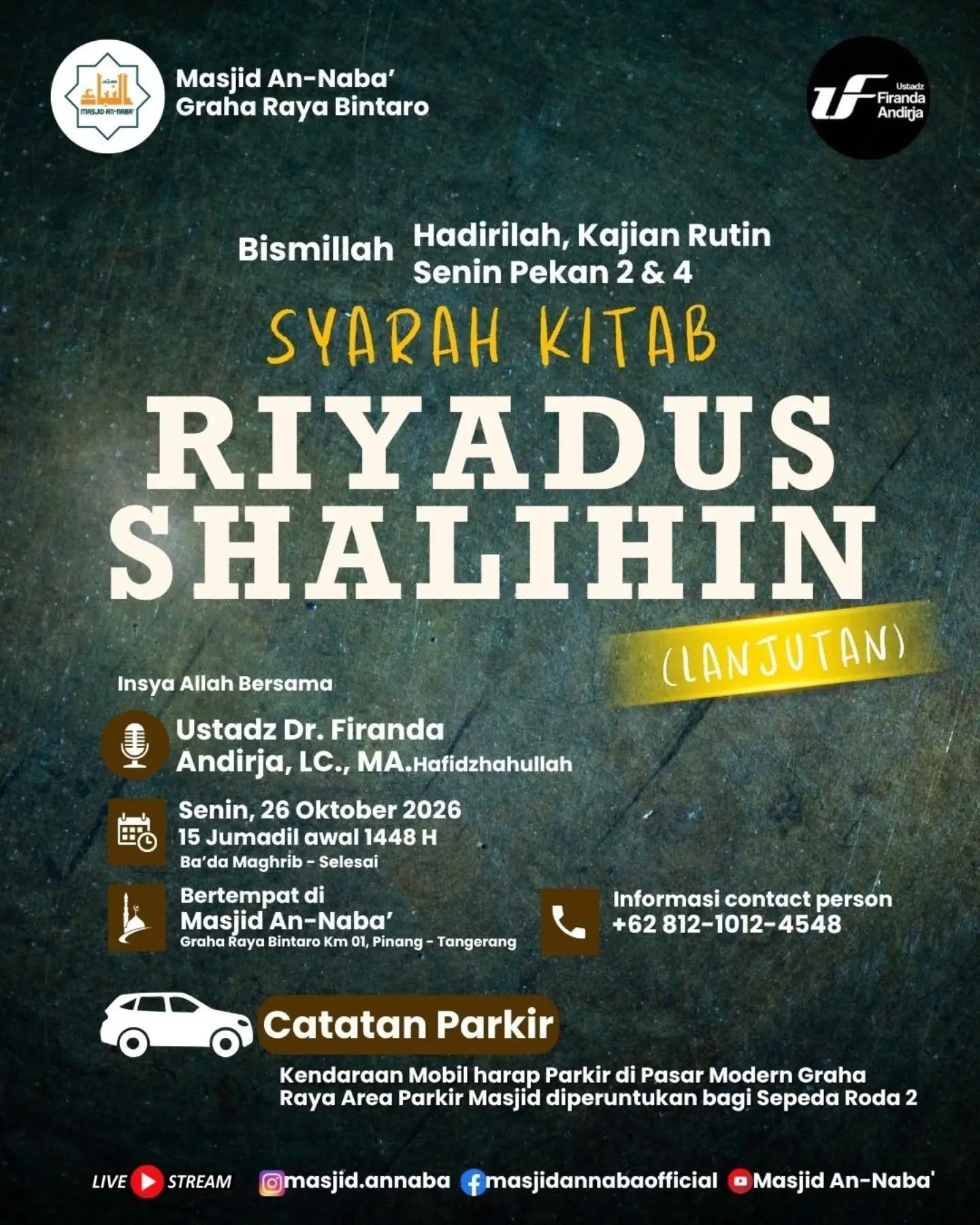 Poster asli dari @masjid.annaba