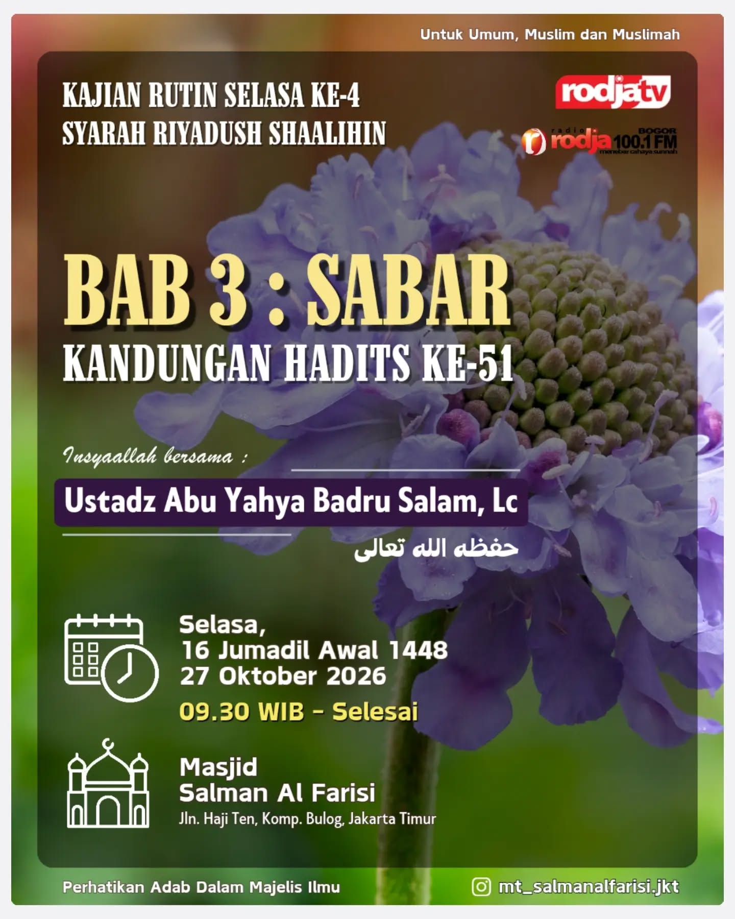 Poster asli dari @mt_salmanalfarisi.jkt