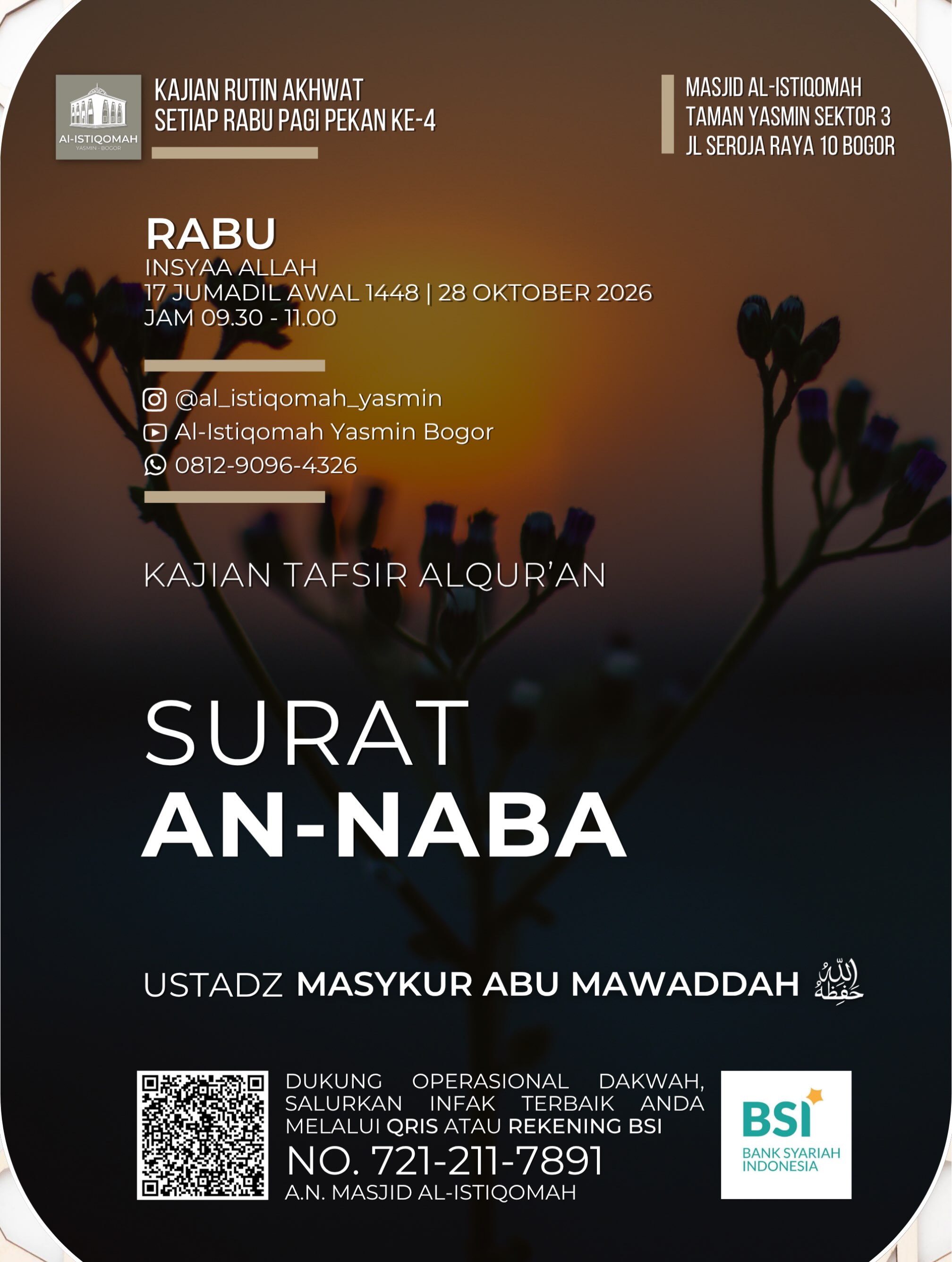 Poster asli dari @al_istiqomah_yasmin
