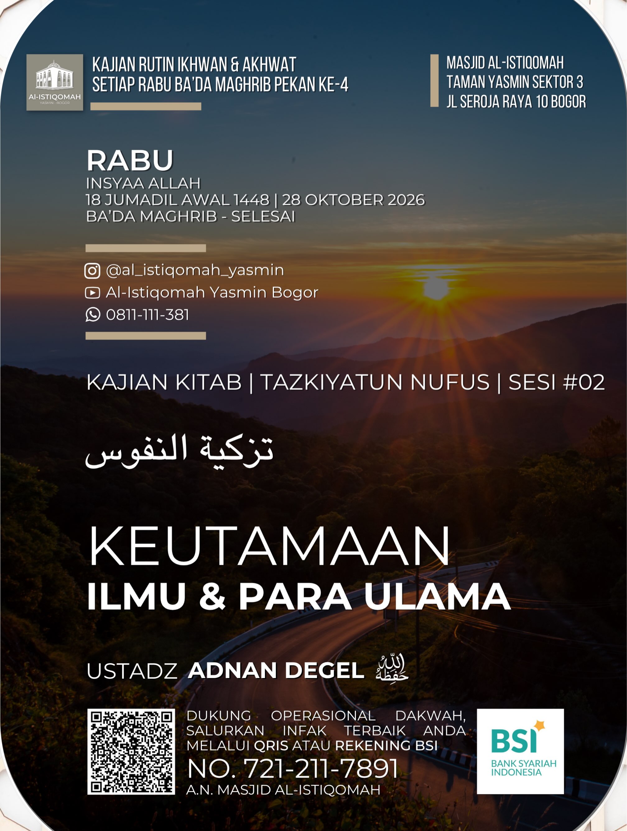 Poster asli dari @al_istiqomah_yasmin