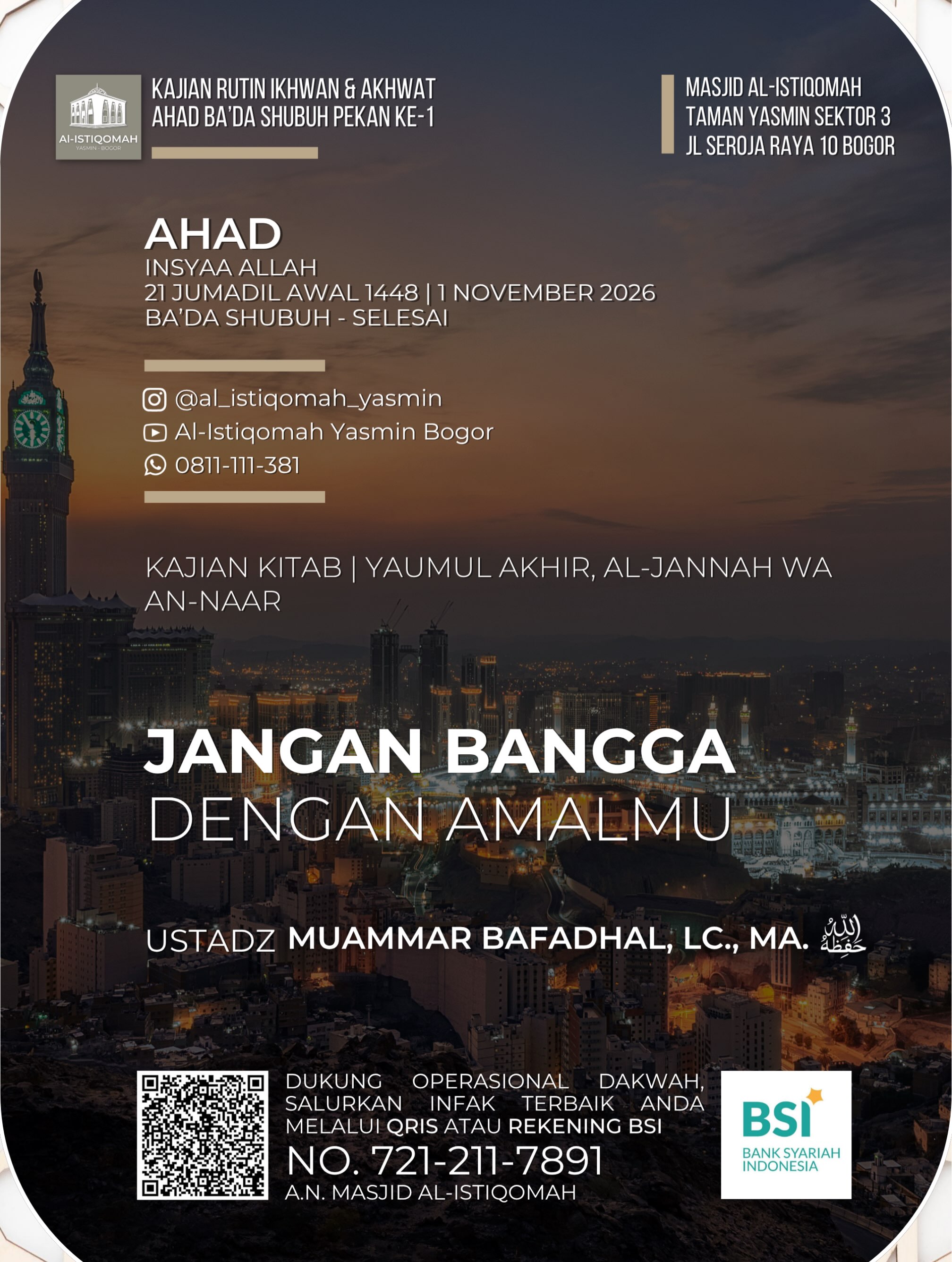 Poster asli dari @al_istiqomah_yasmin