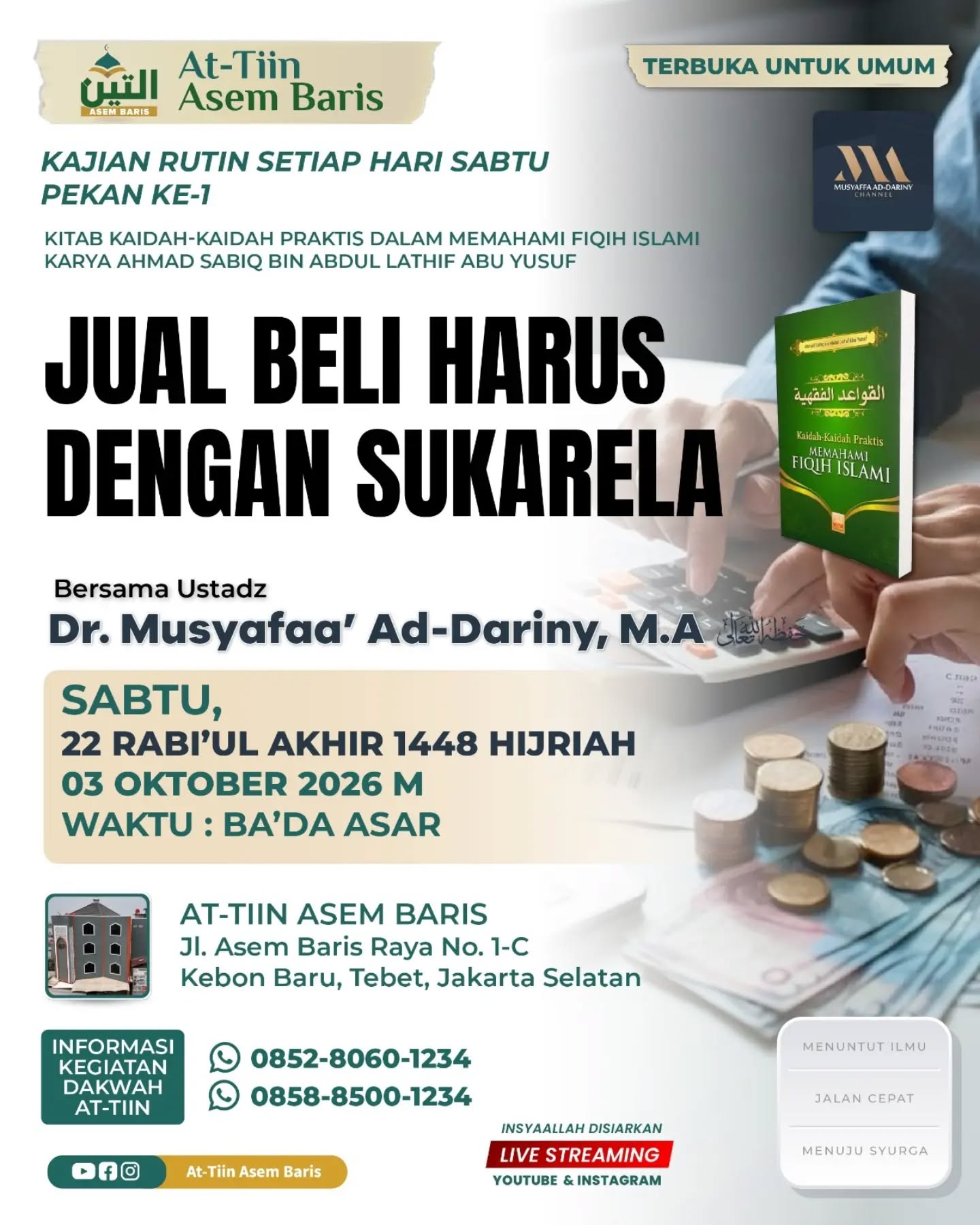 Poster asli dari @masjidattiinasembaris