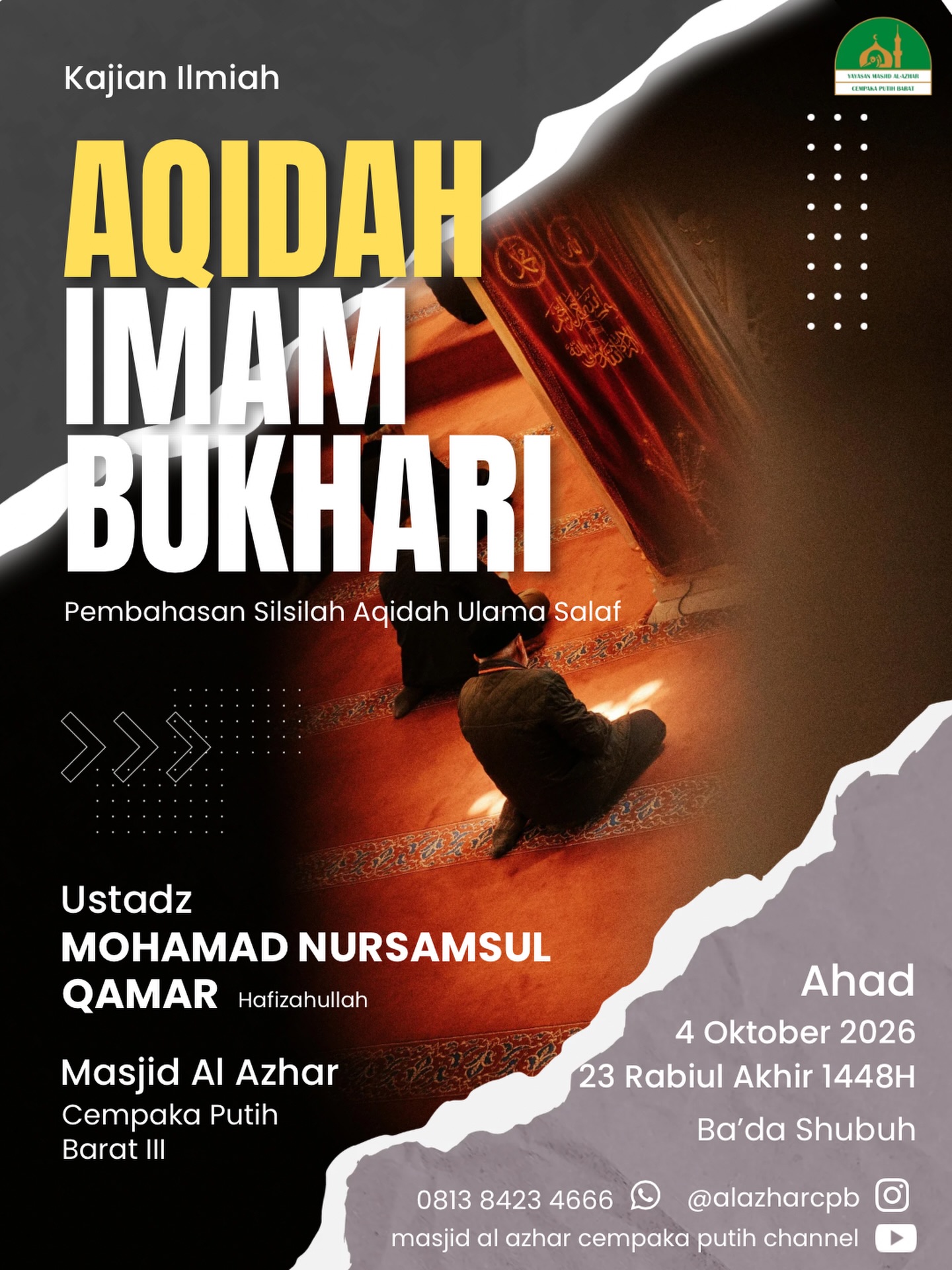 Poster asli dari @alazharcpb
