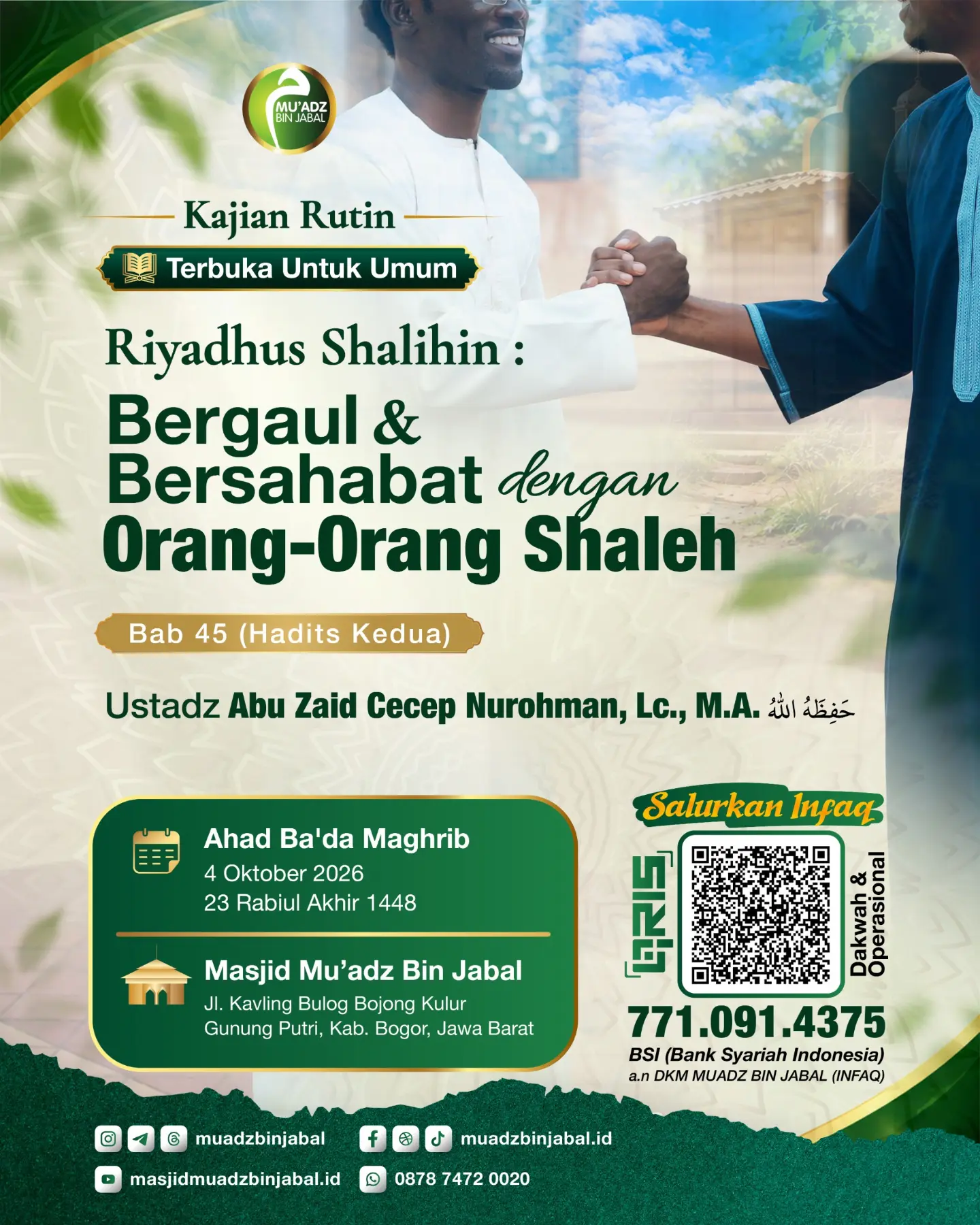 Poster asli dari @muadzbinjabal
