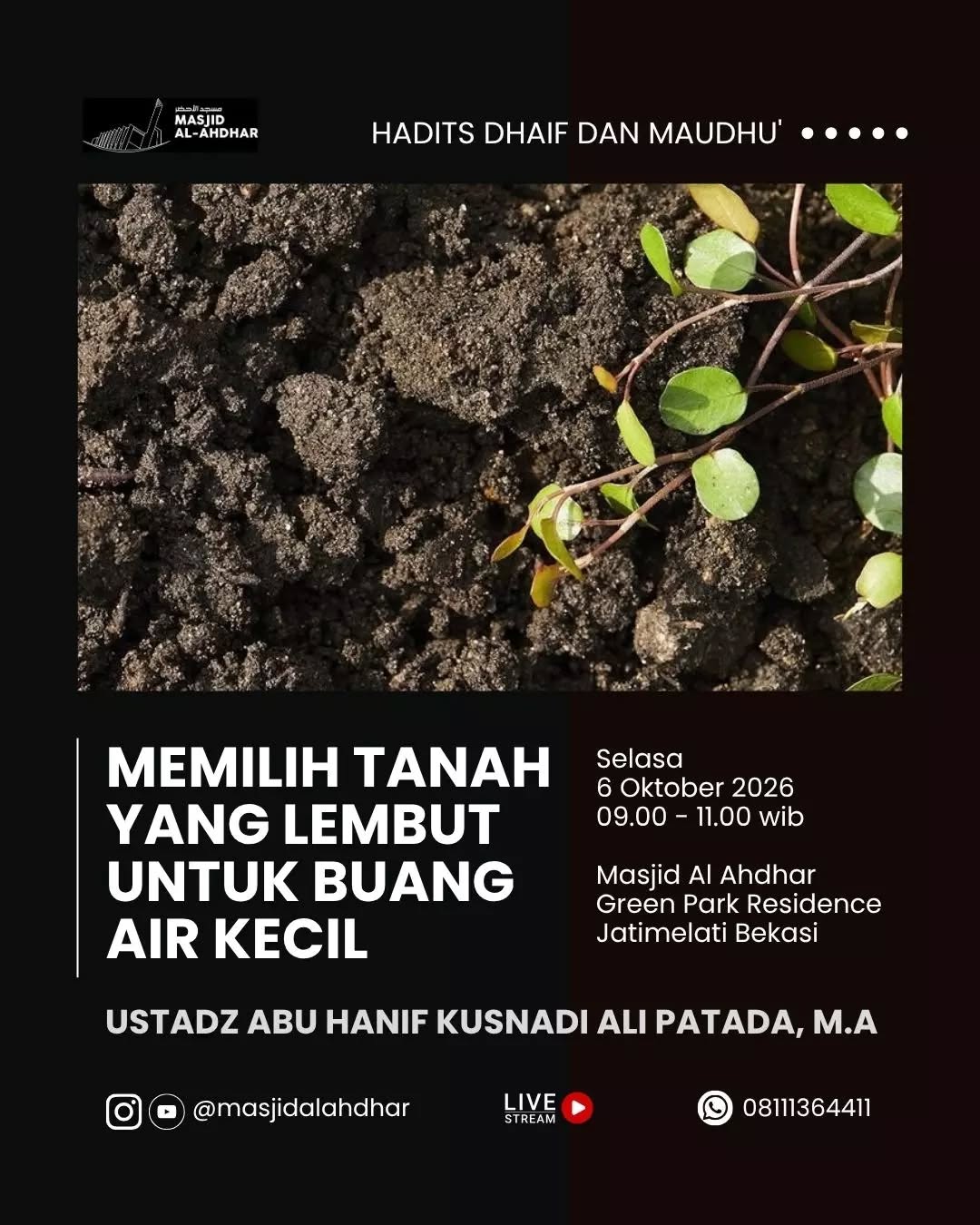 Poster asli dari @masjidalahdhar