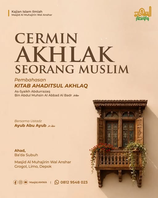 Poster asli dari @masjid.amwa