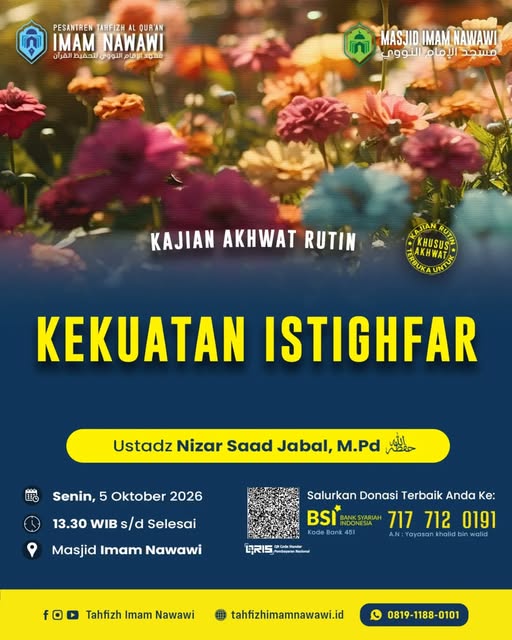 Poster asli dari @tahfizhimamnawawi