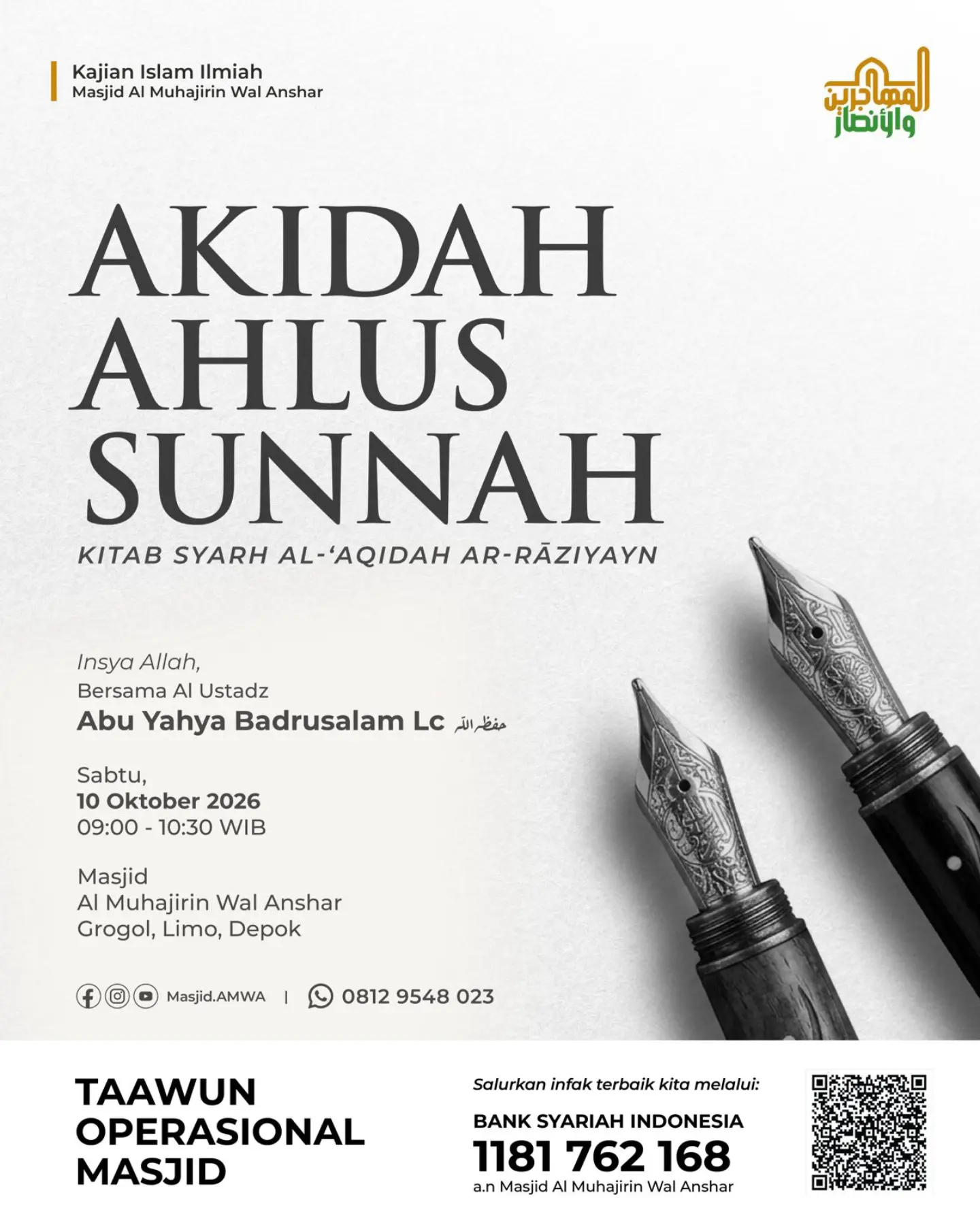 Poster asli dari @masjid.amwa