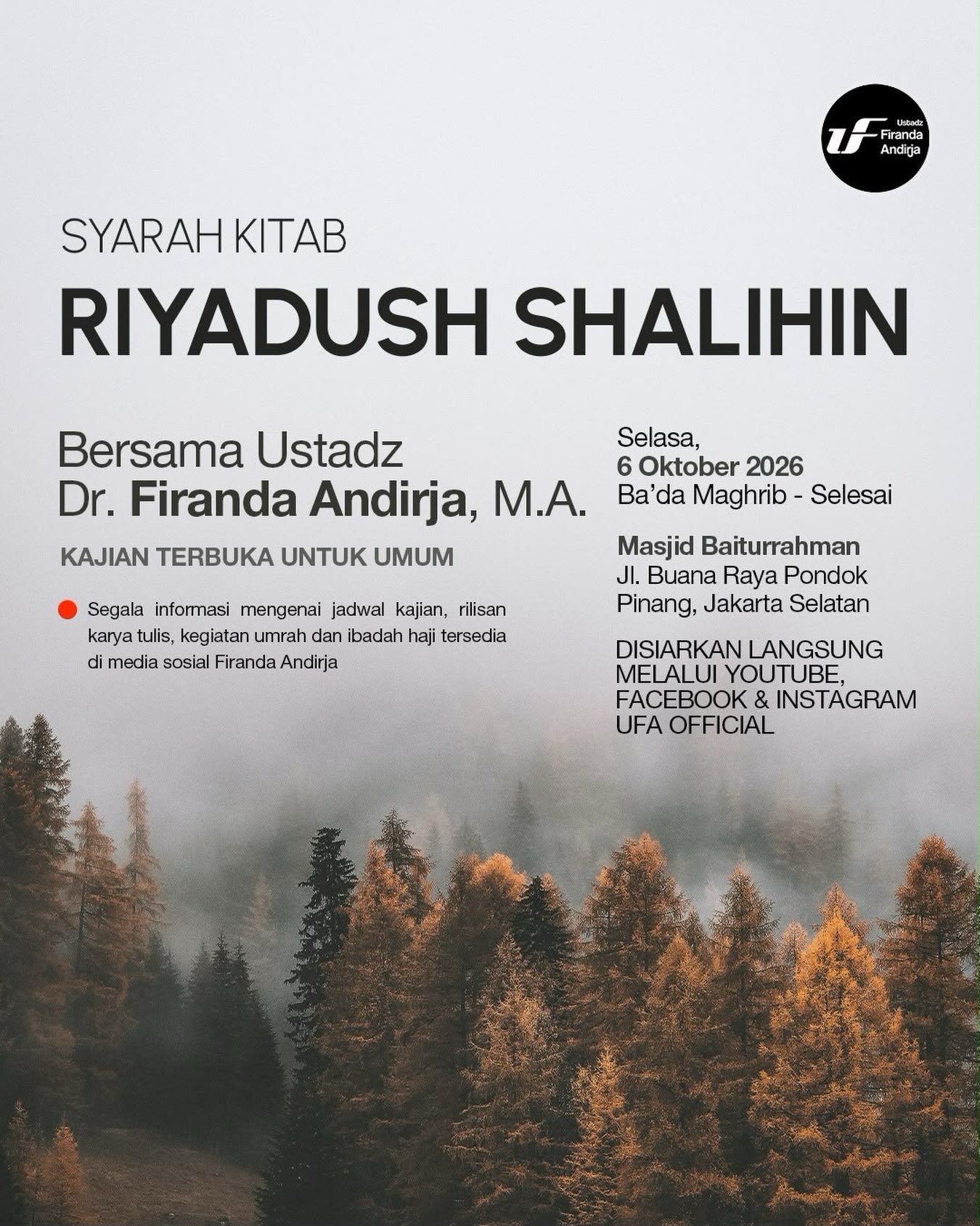 Poster asli dari @mosquebaiturrahman