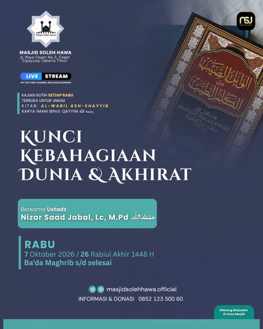 Poster asli dari @masjidsolehhawa.official