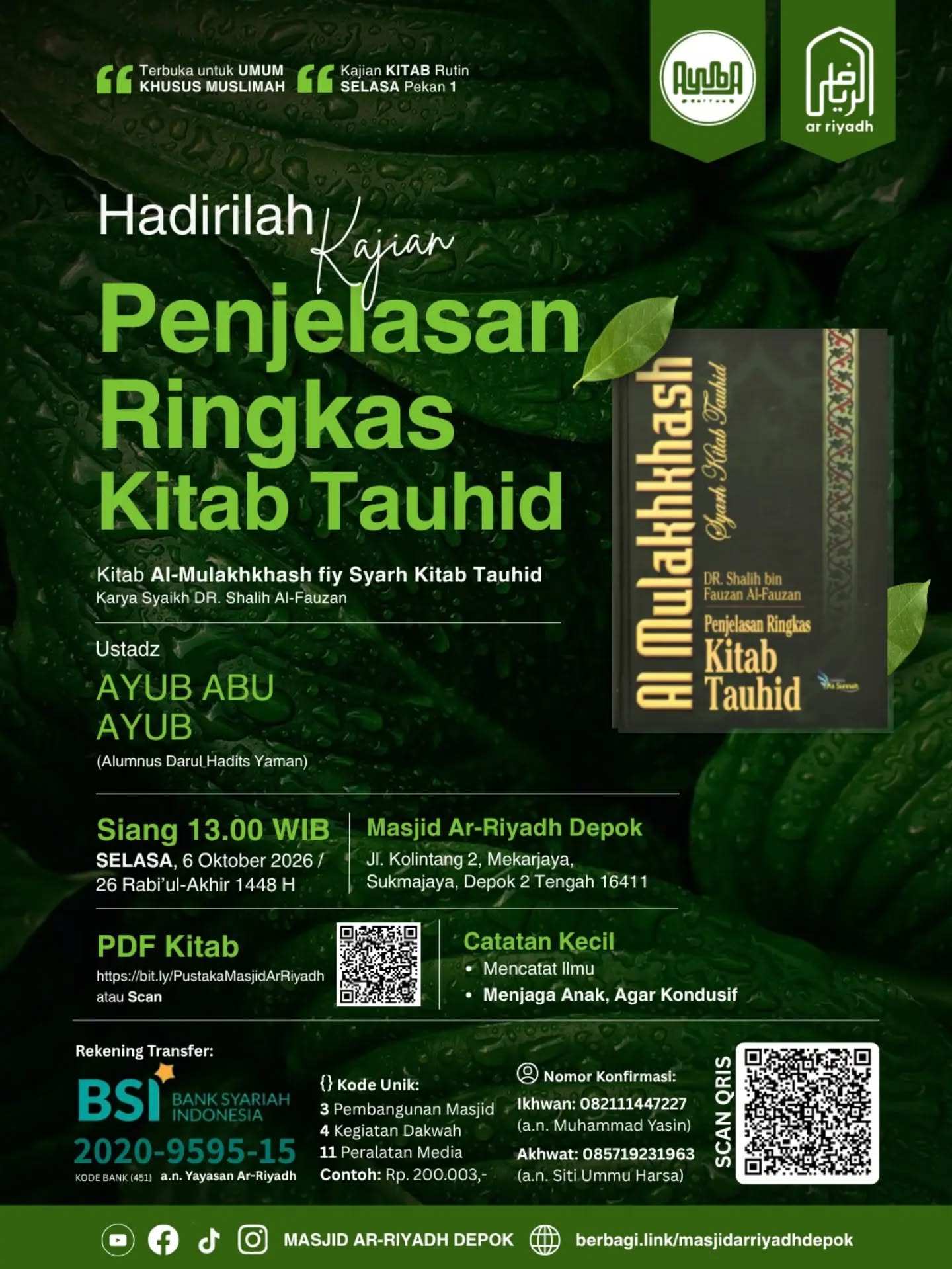 Poster asli dari @mtarriyadh_depok