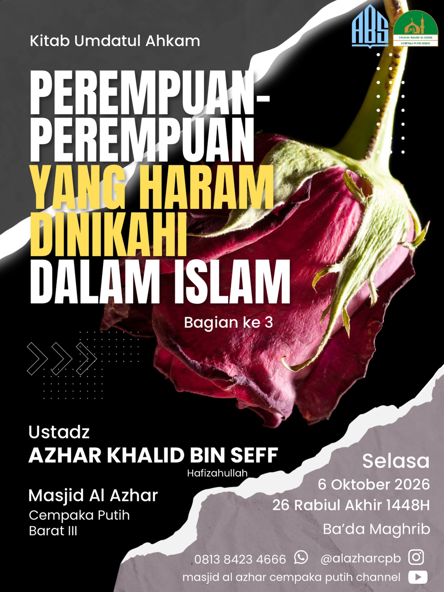 Poster asli dari @alazharcpb
