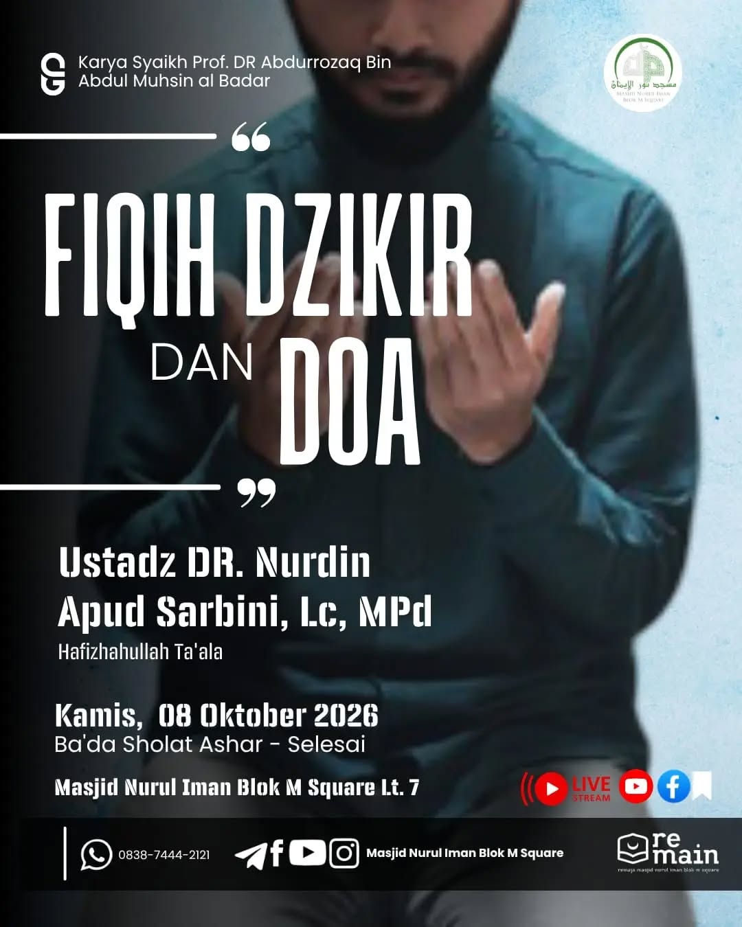 Poster asli dari @masjidnuruliman