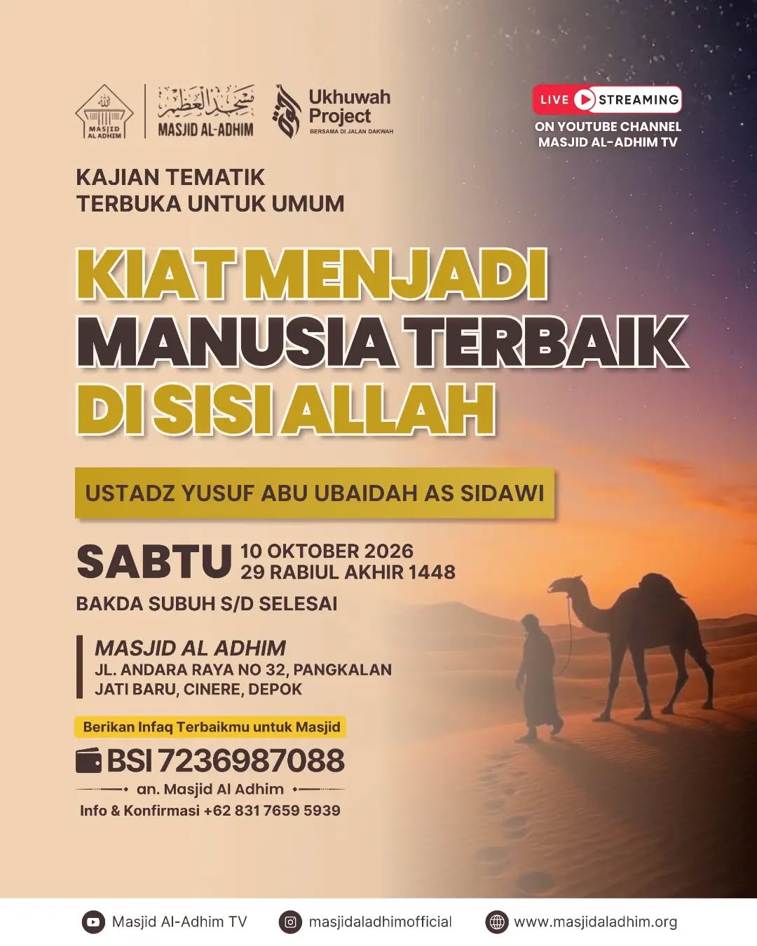 Poster asli dari @masjidaladhimofficial