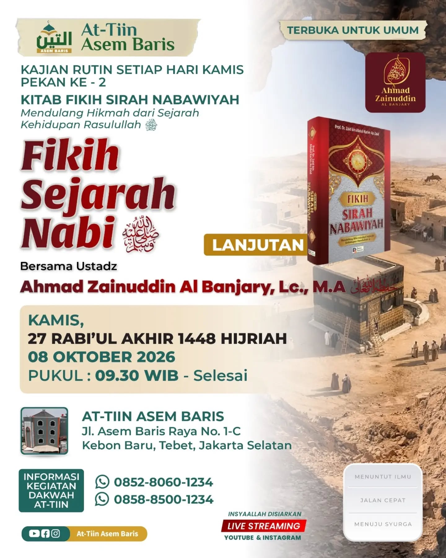 Poster asli dari @masjidattiinasembaris
