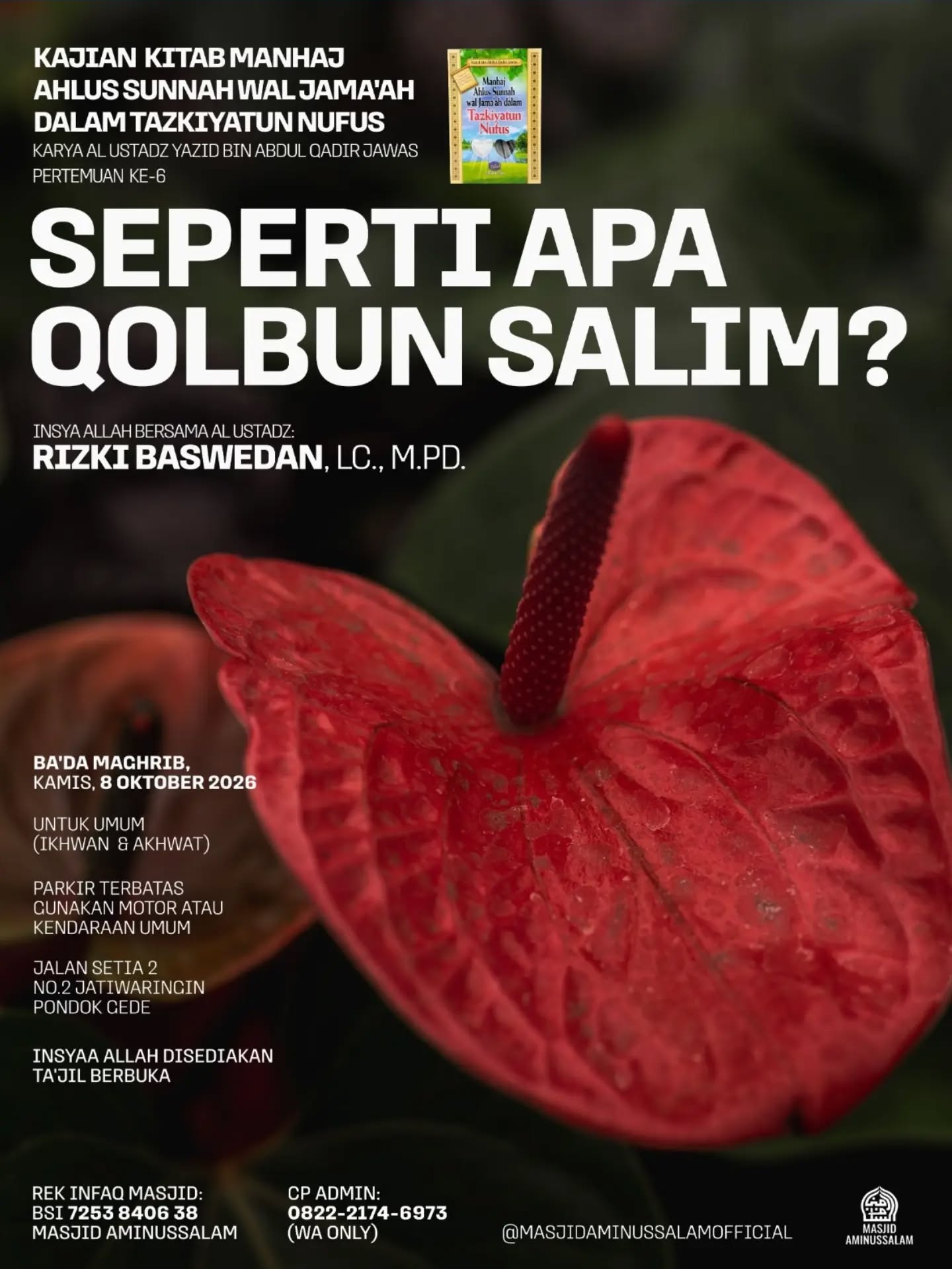 Poster asli dari @masjidaminussalamofficial