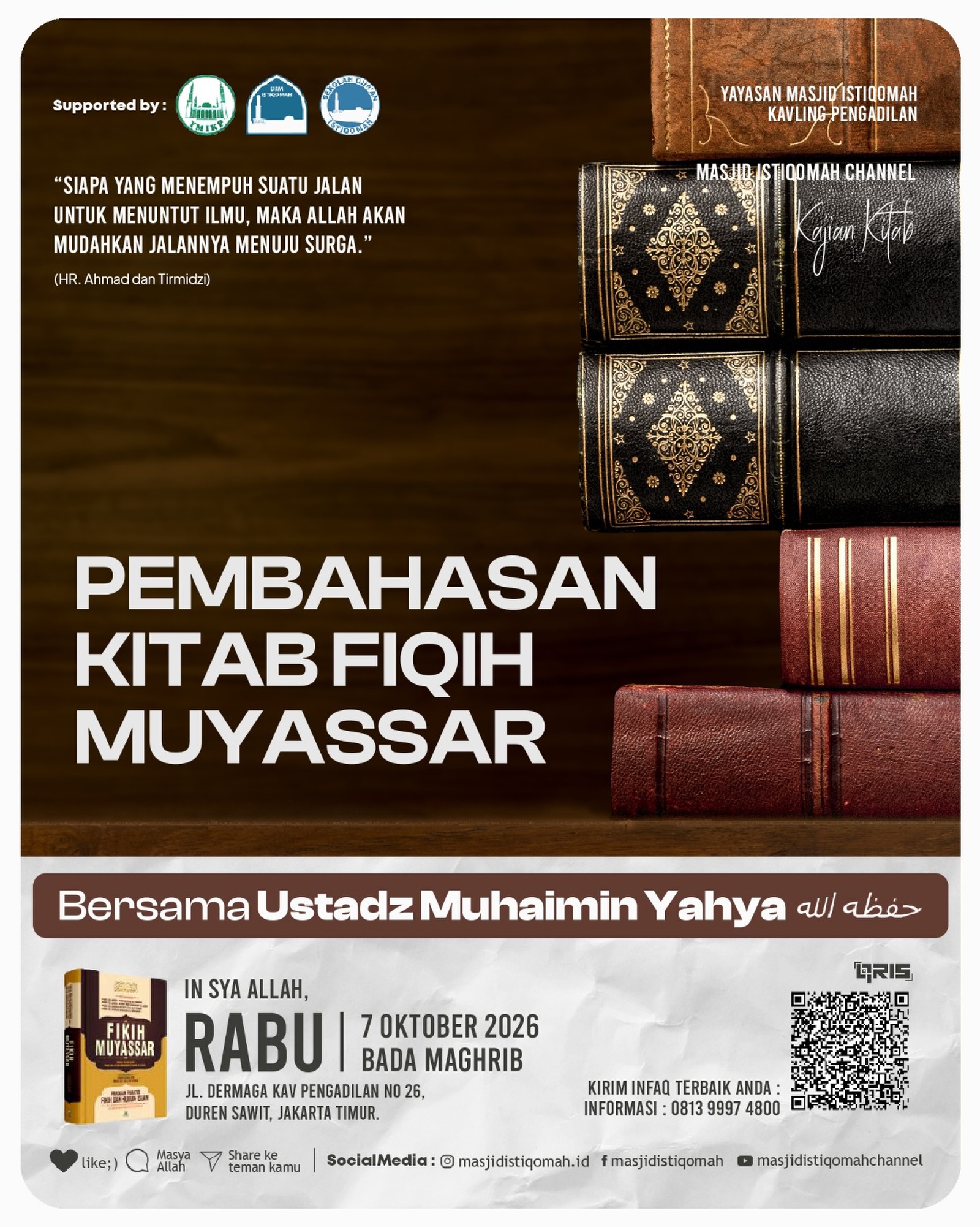 Poster asli dari @masjidistiqomah.id