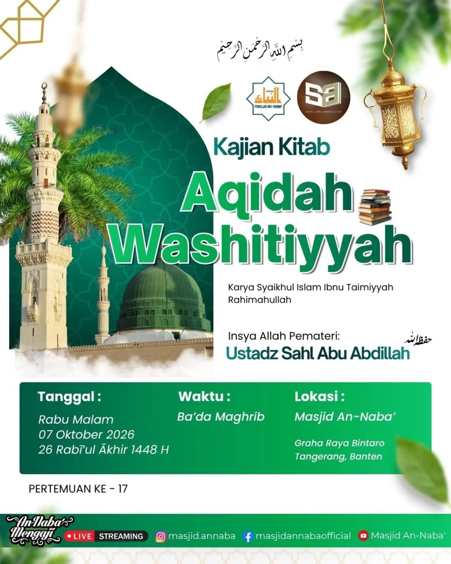 Poster asli dari @masjid.annaba