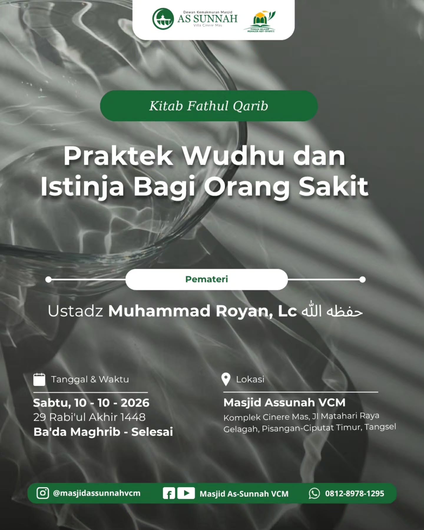 Poster asli dari @masjidassunnahvcm