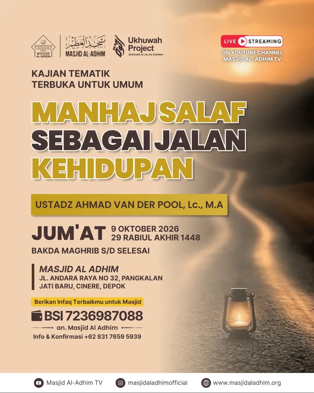 Poster asli dari @masjidaladhimofficial