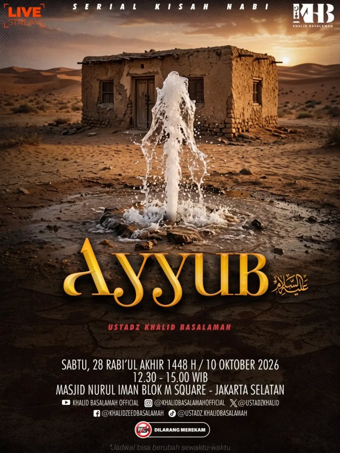 Poster asli dari @masjidnuruliman