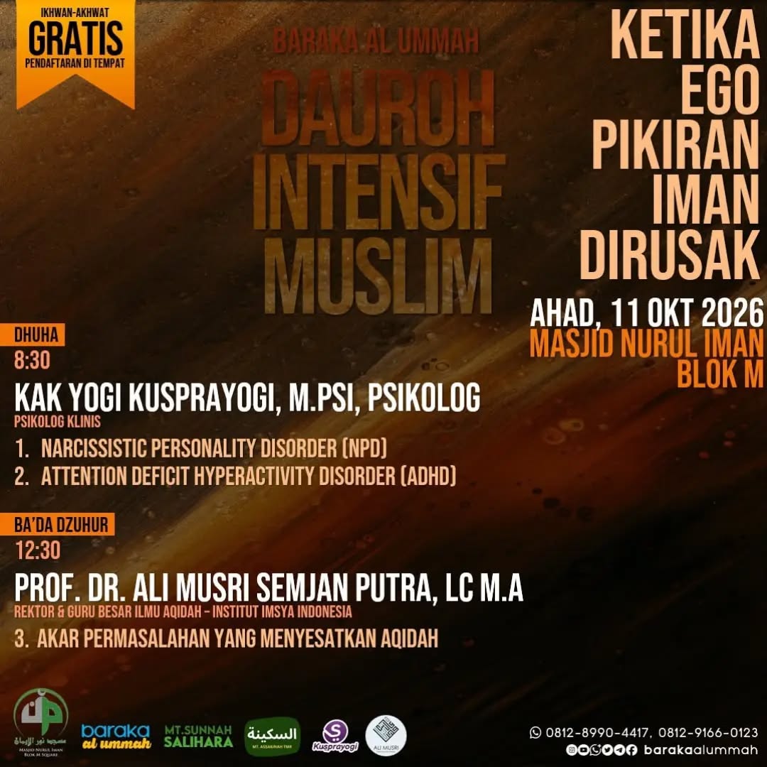 Poster asli dari @masjidnuruliman
