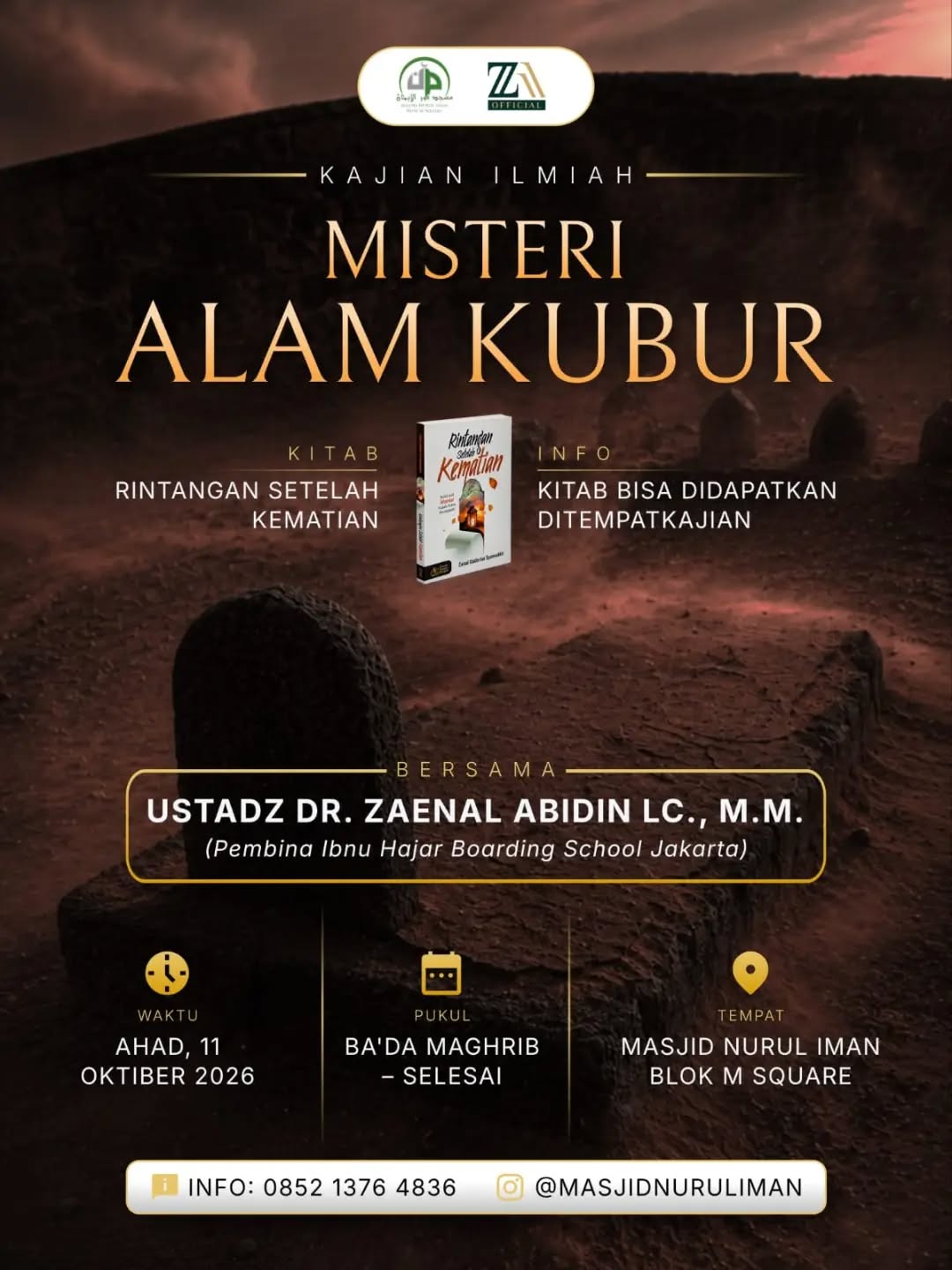 Poster asli dari @masjidnuruliman