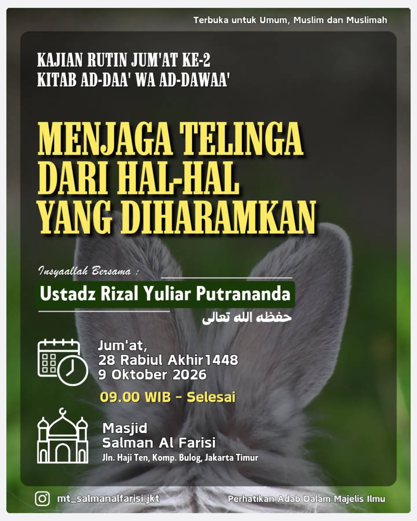 Poster asli dari @mt_salmanalfarisi.jkt
