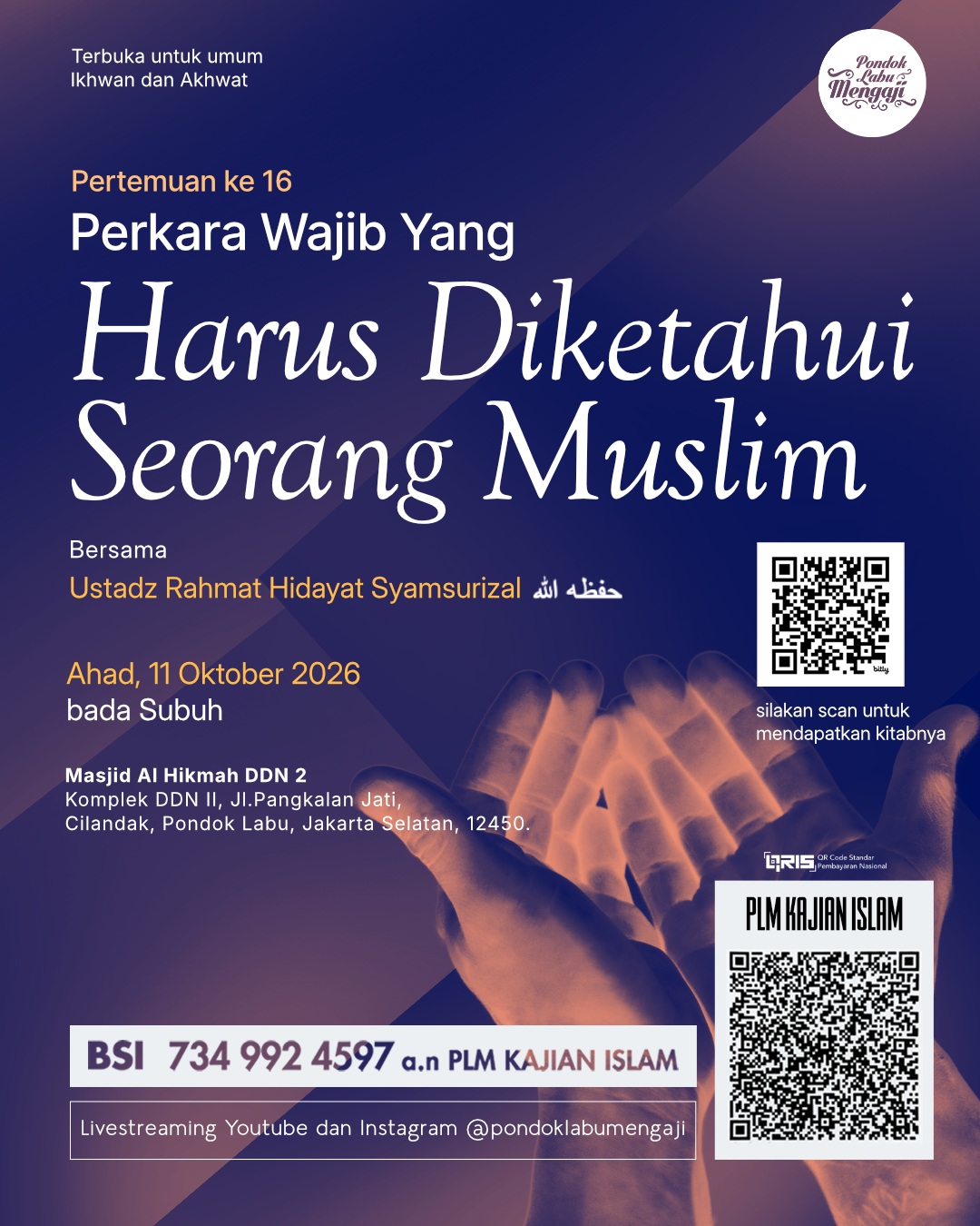 Poster asli dari @pondoklabumengaji