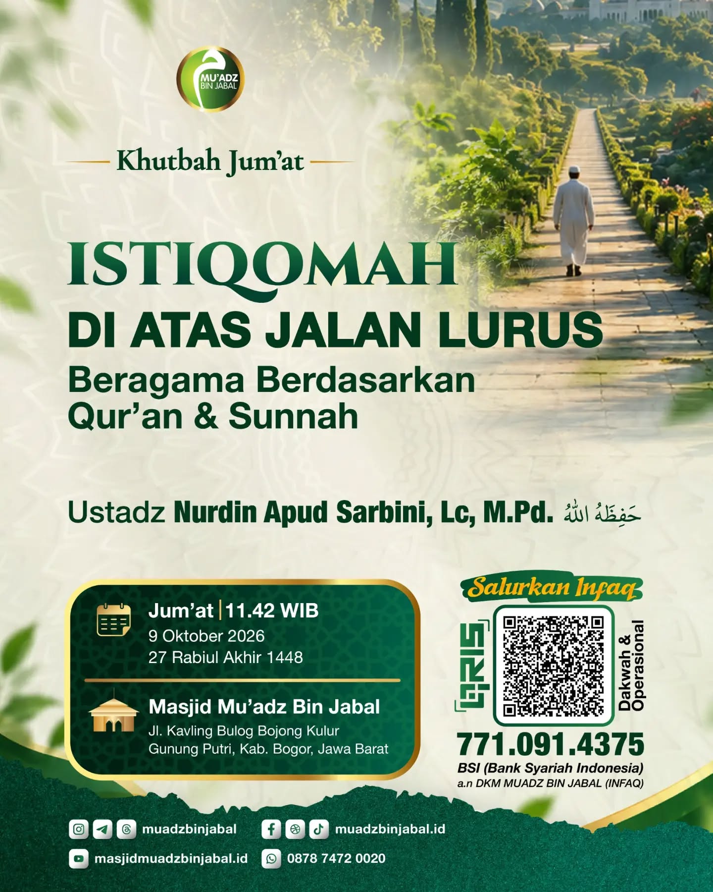 Poster asli dari @muadzbinjabal