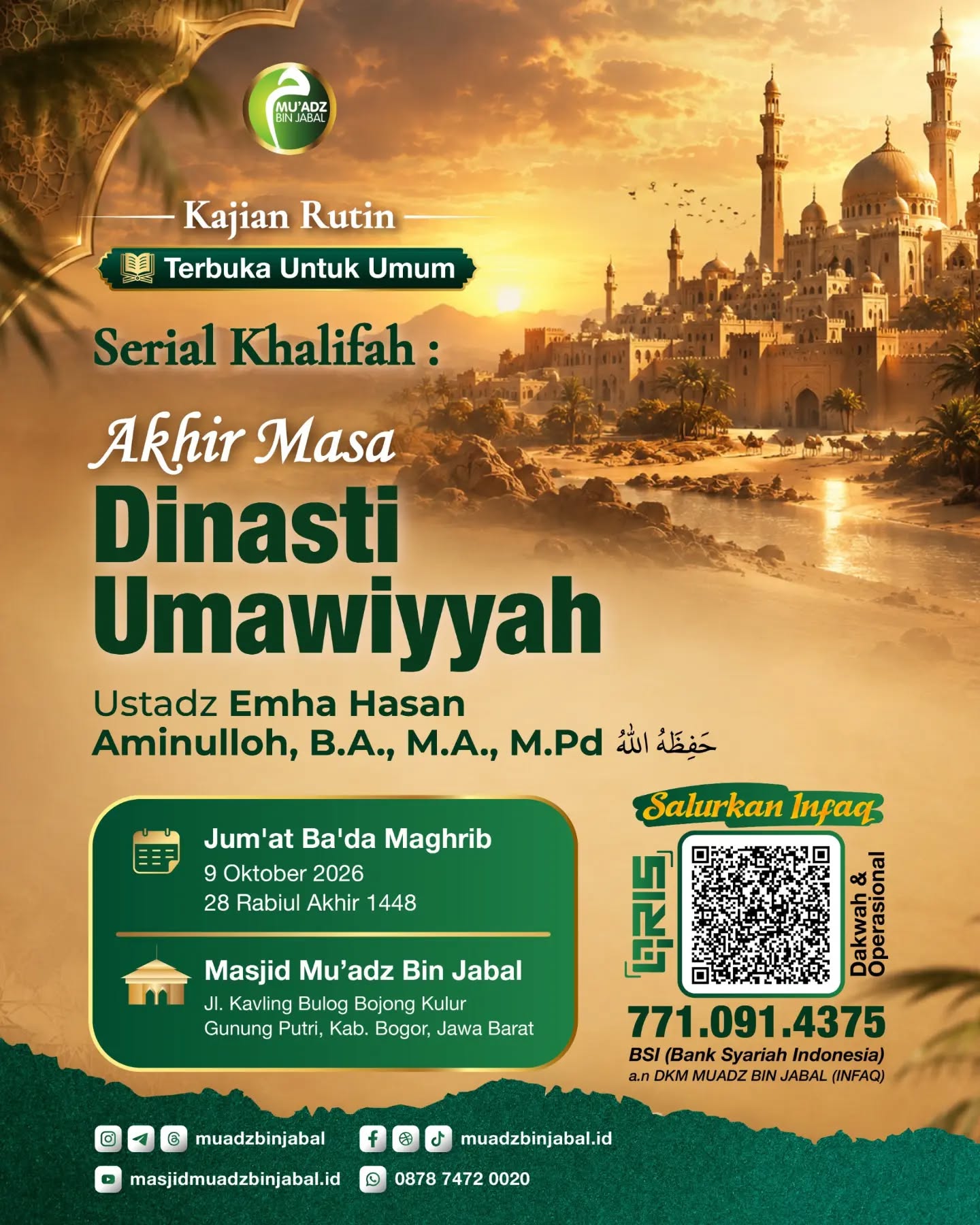 Poster asli dari @muadzbinjabal