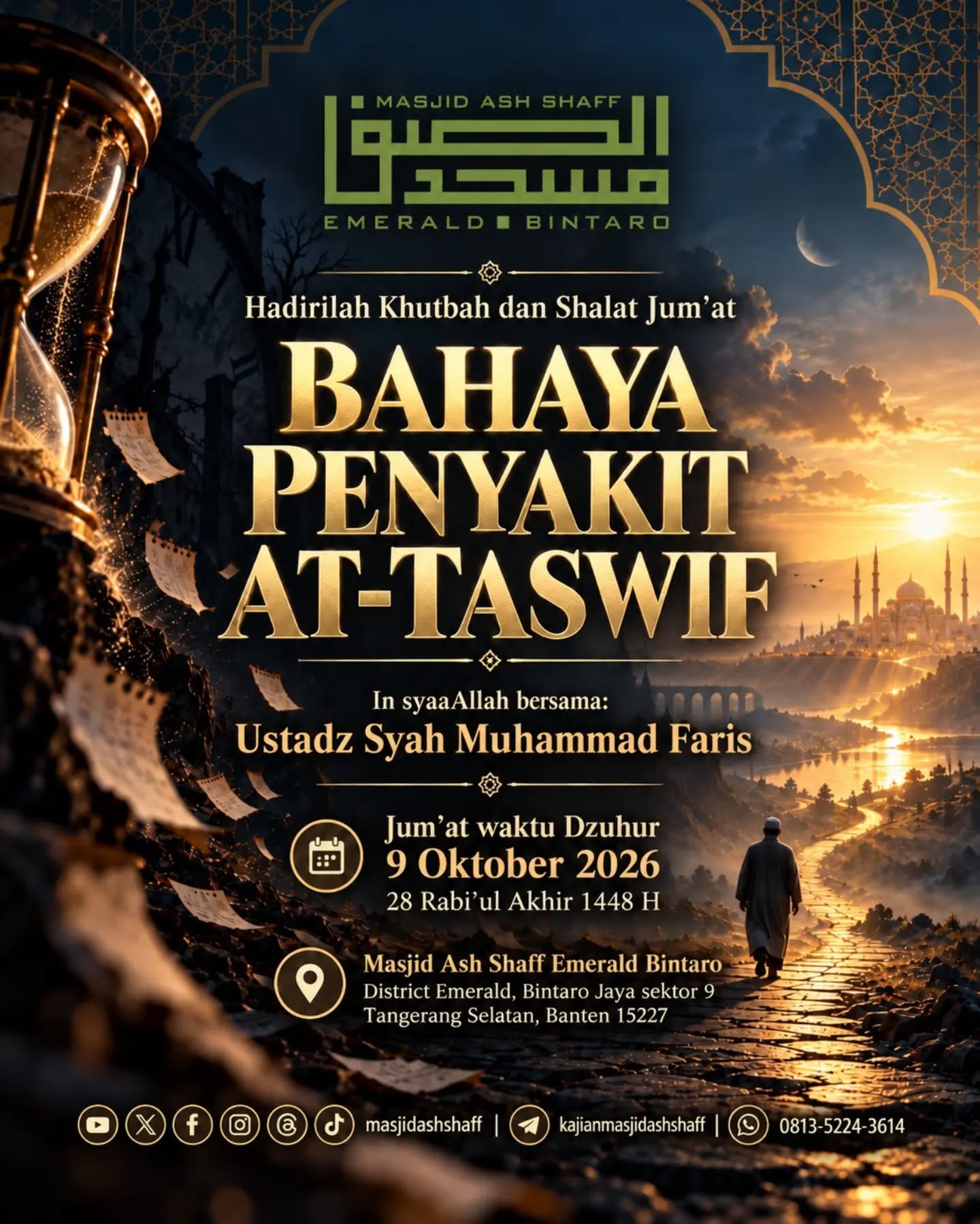 Poster asli dari @masjidashshaff