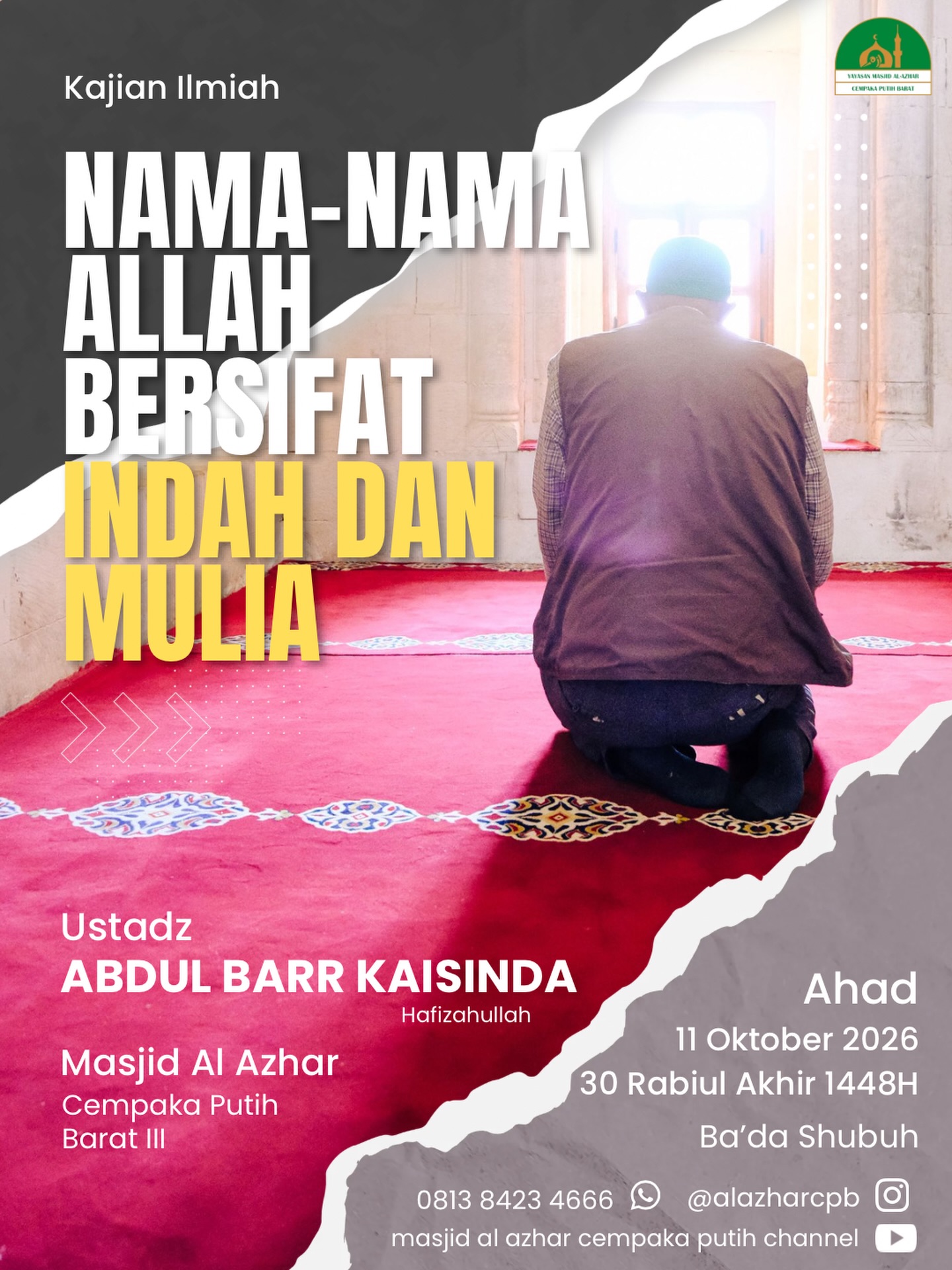 Poster asli dari @alazharcpb