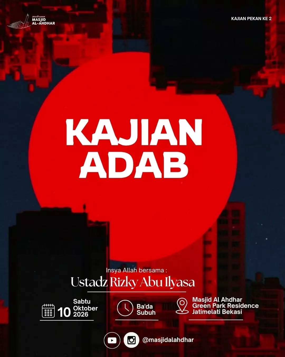 Poster asli dari @masjidalahdhar