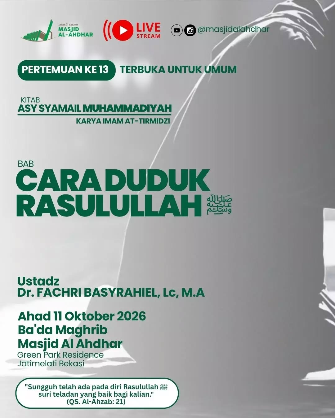 Poster asli dari @masjidalahdhar