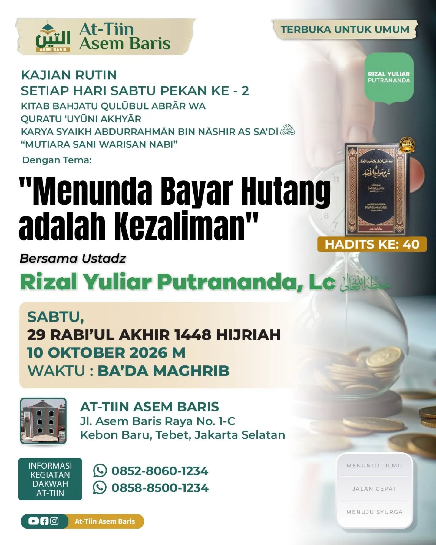 Poster asli dari @masjidattiinasembaris
