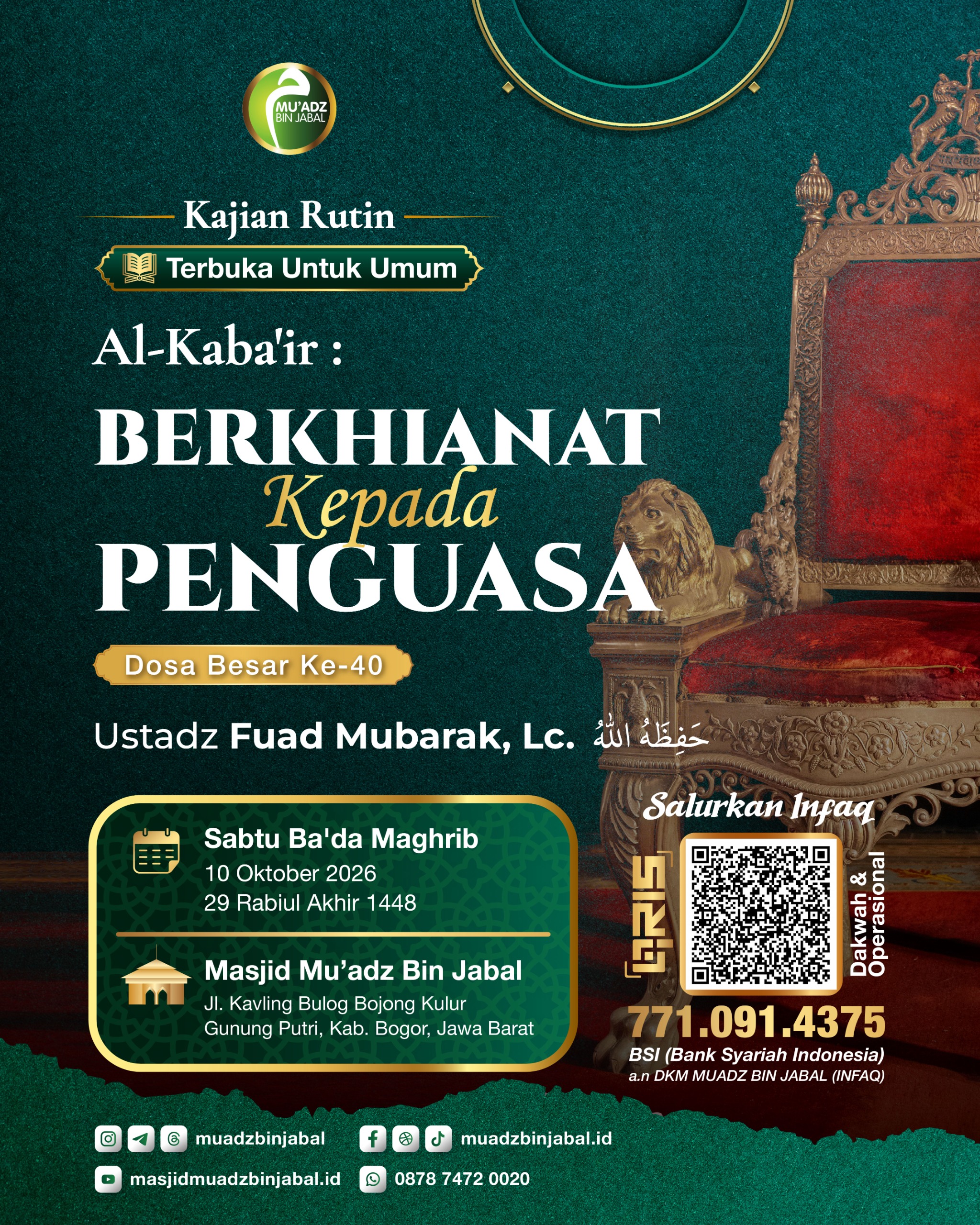 Poster asli dari @muadzbinjabal