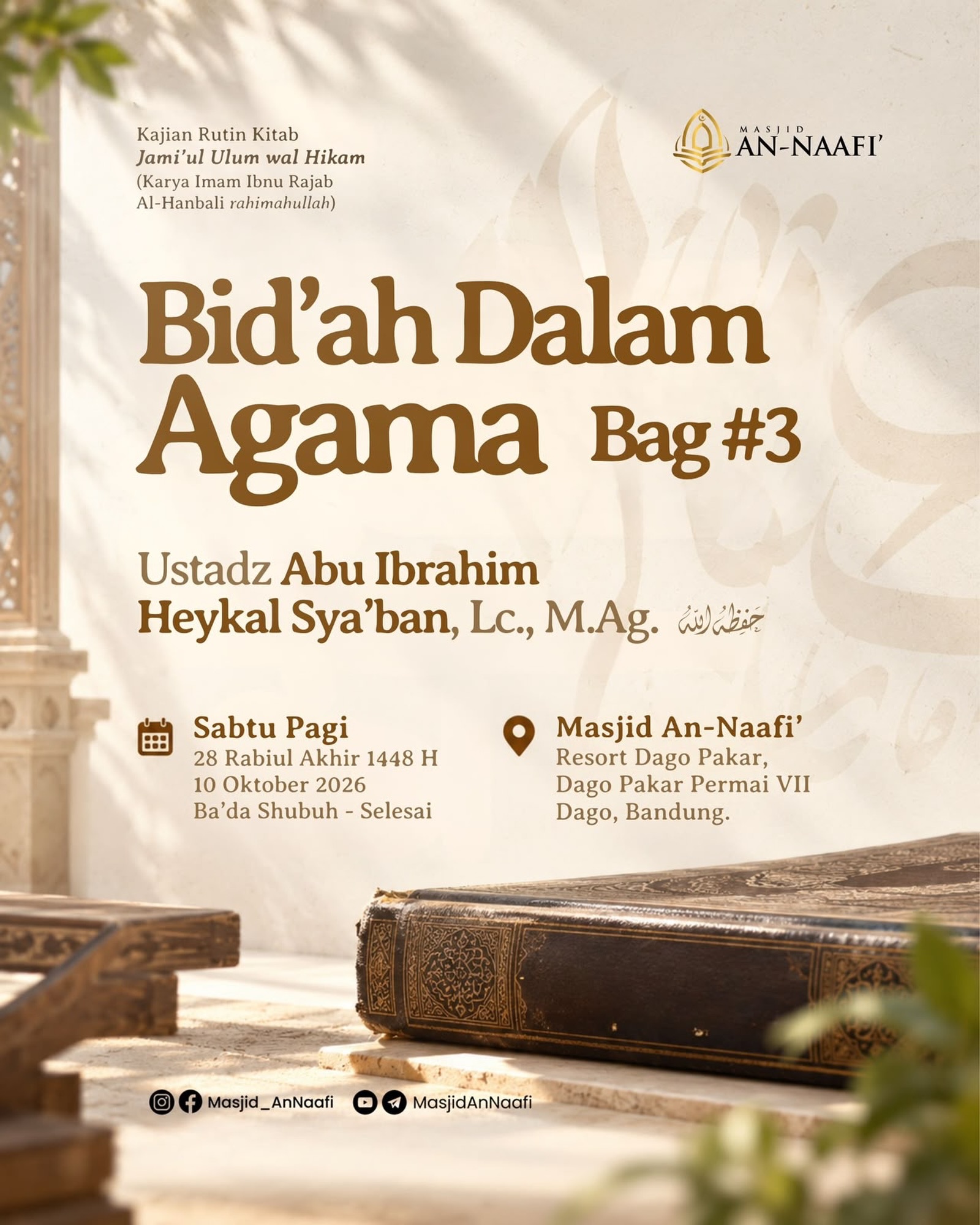 Poster asli dari @masjid_annaafi
