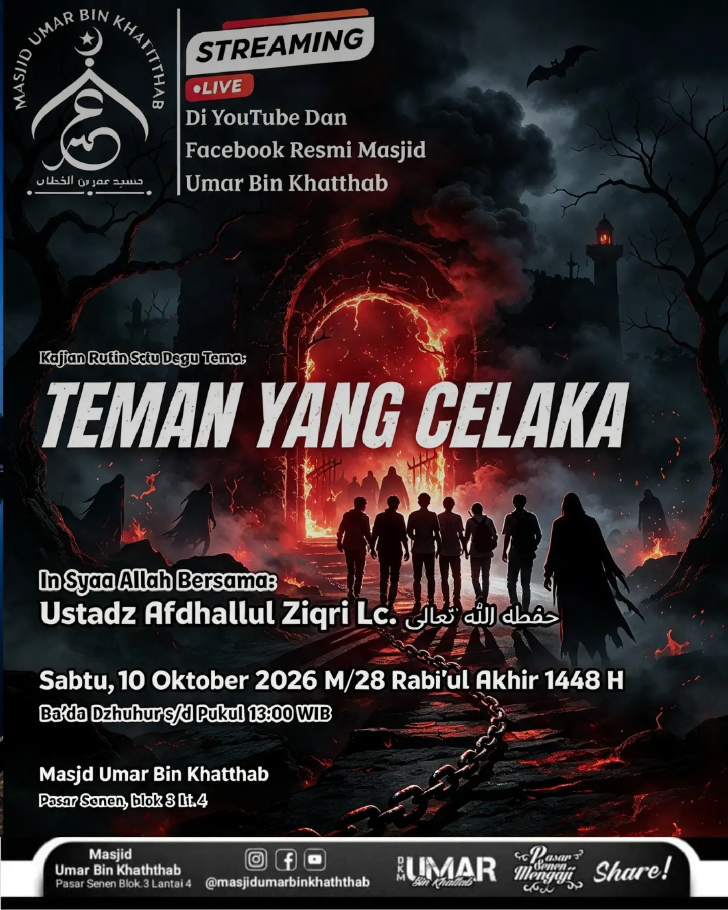 Poster asli dari @masjidumarbinkhaththab
