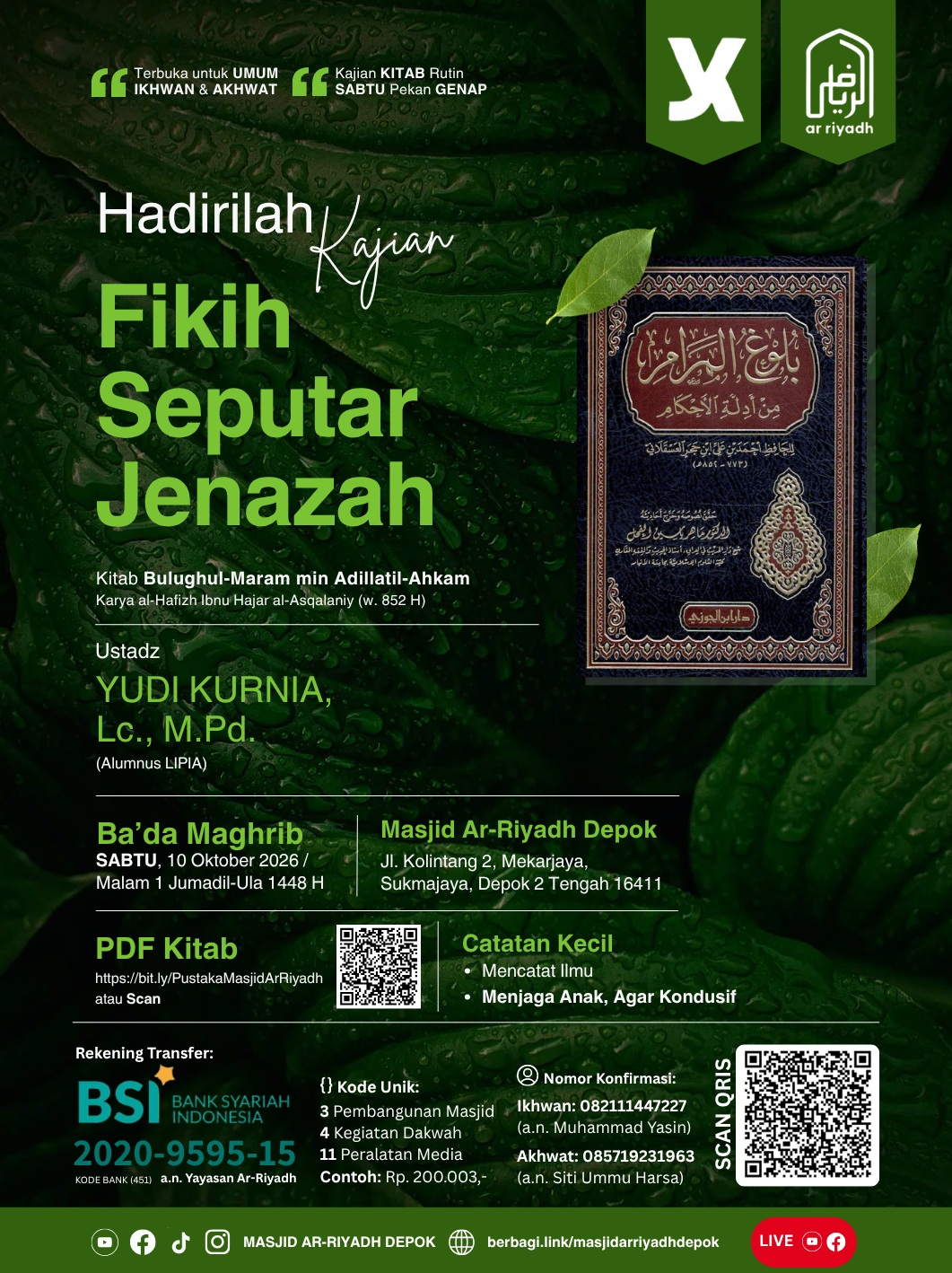 Poster asli dari @mtarriyadh_depok