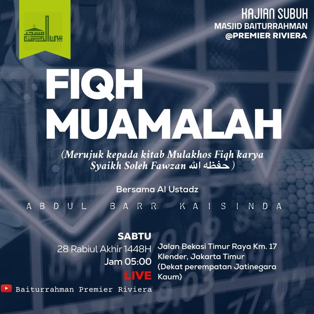 Poster asli dari @baiturrahman.premierriviera