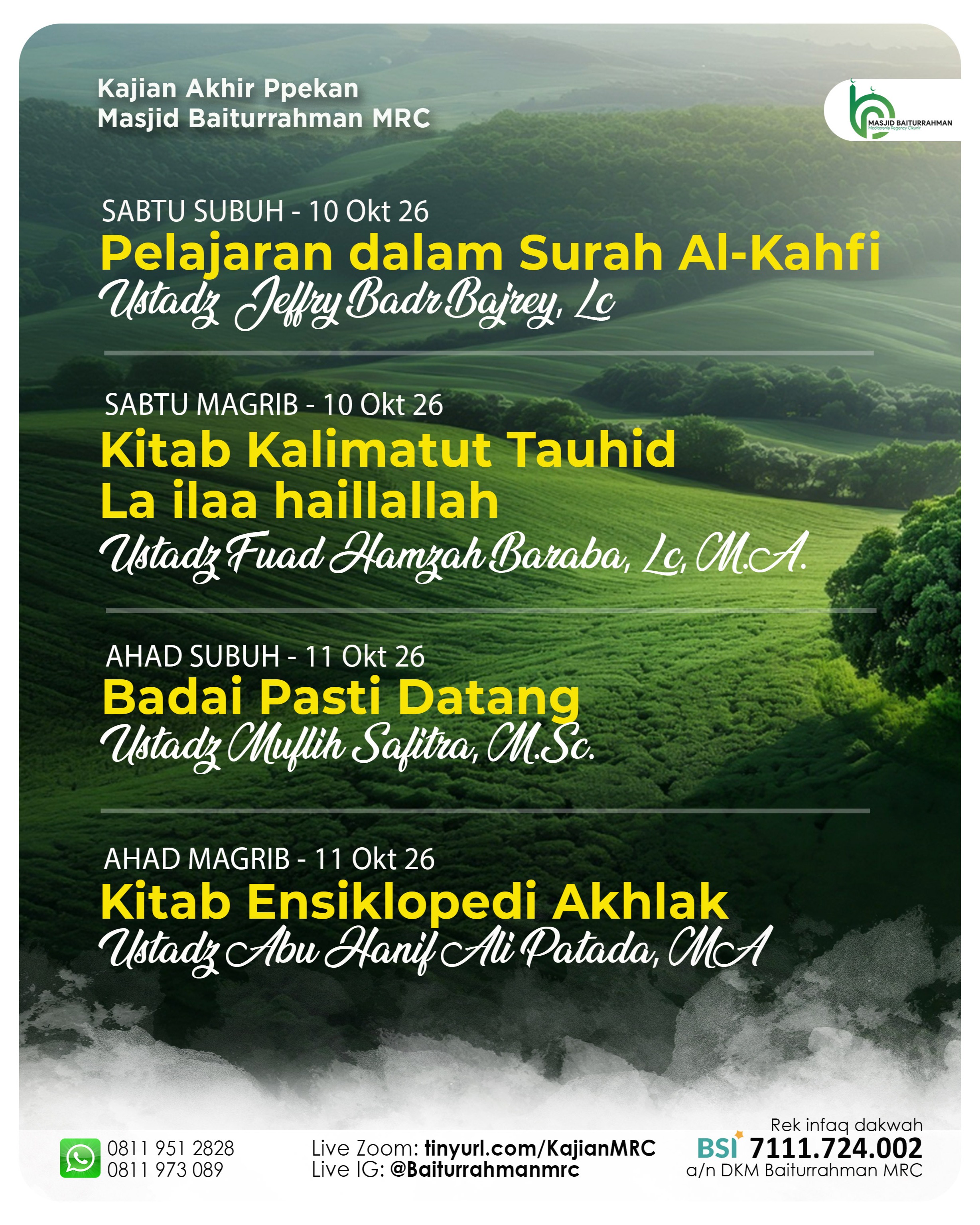 Poster asli dari @baiturrahmanmrc
