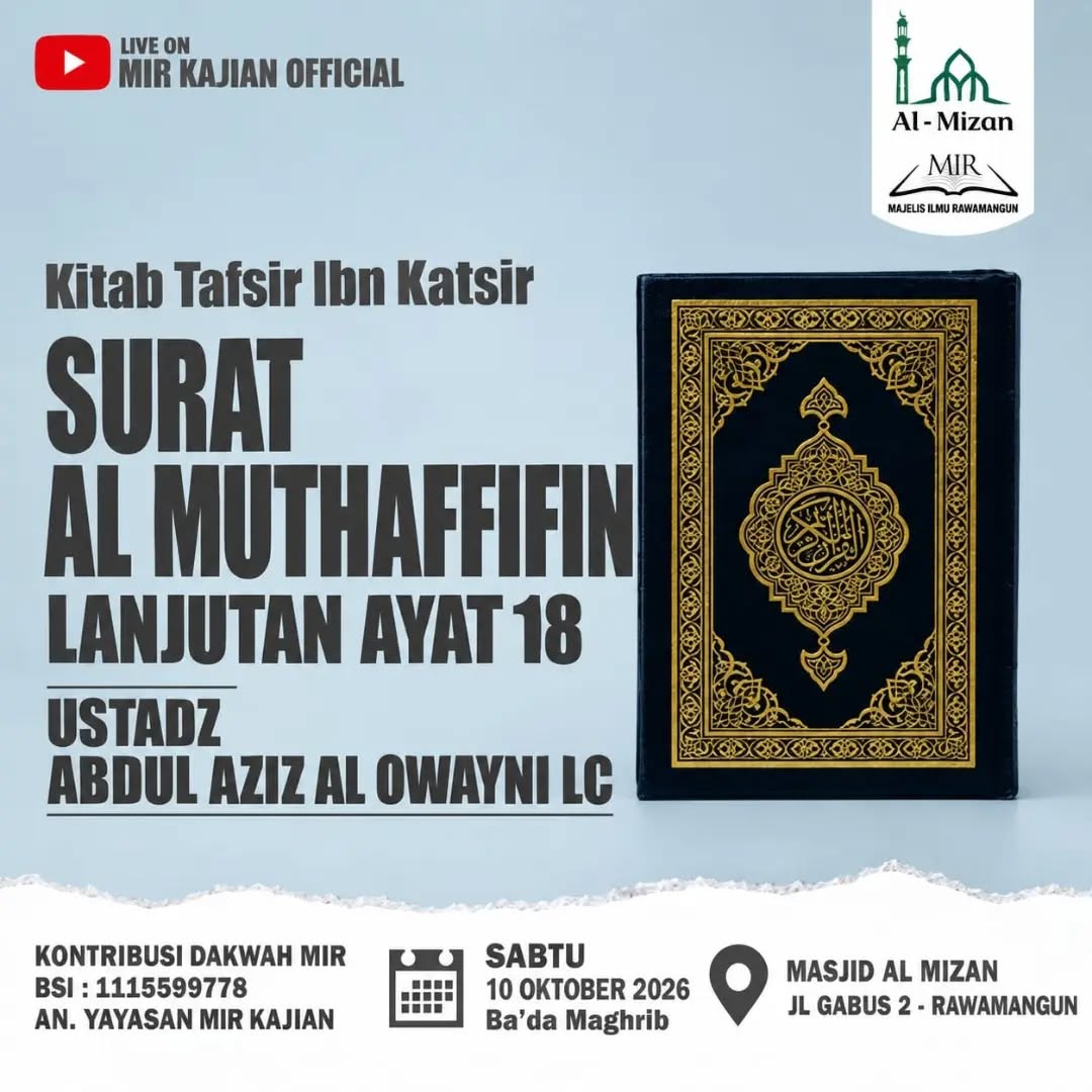 Poster asli dari @mir_kajian_official