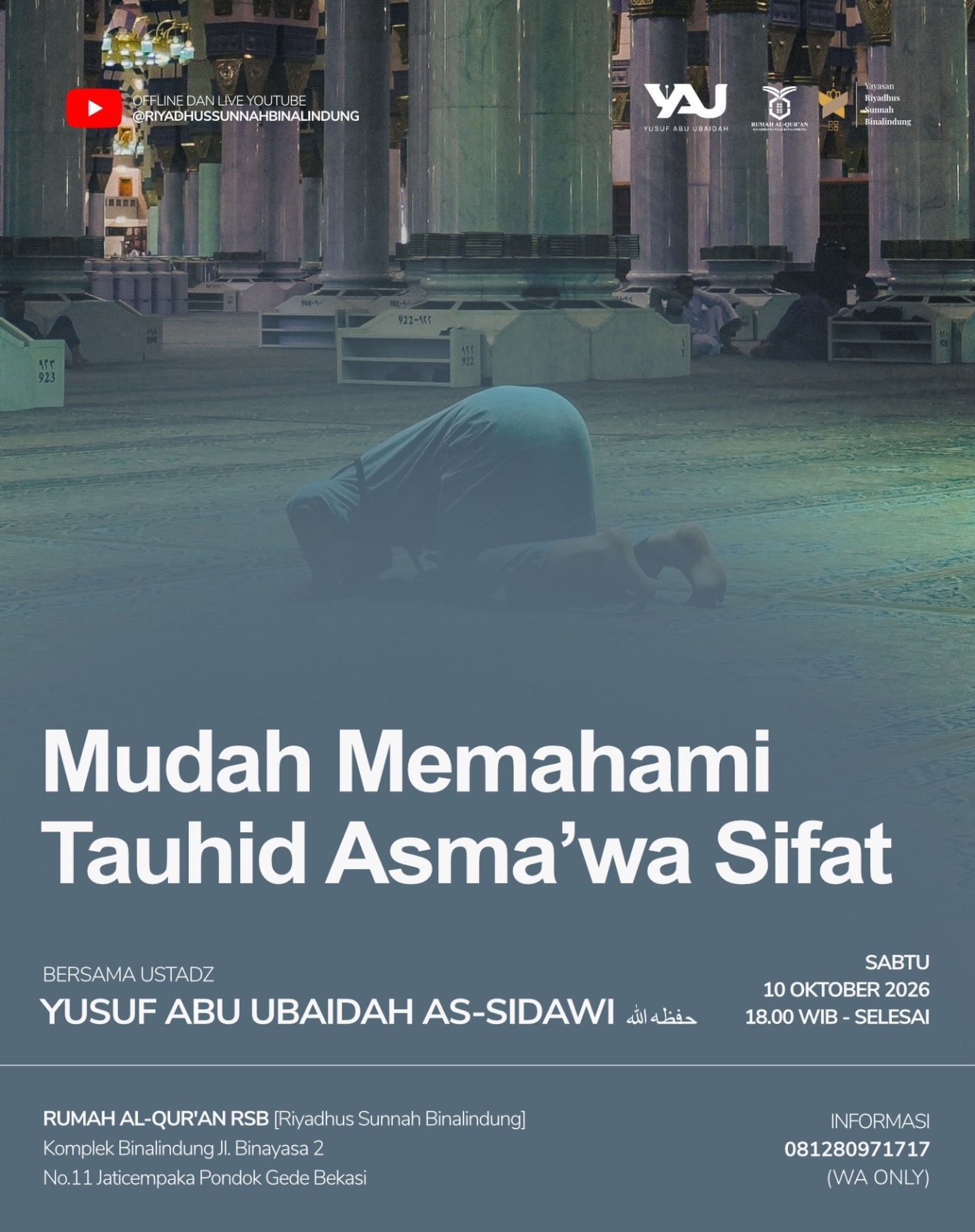 Poster asli dari @riyadhusunnahbinalindung