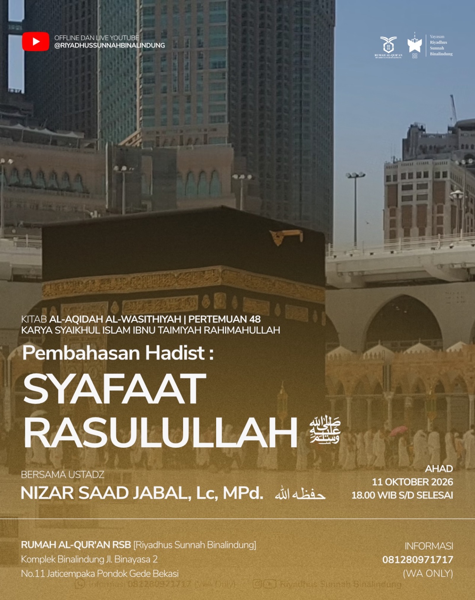 Poster asli dari @riyadhusunnahbinalindung