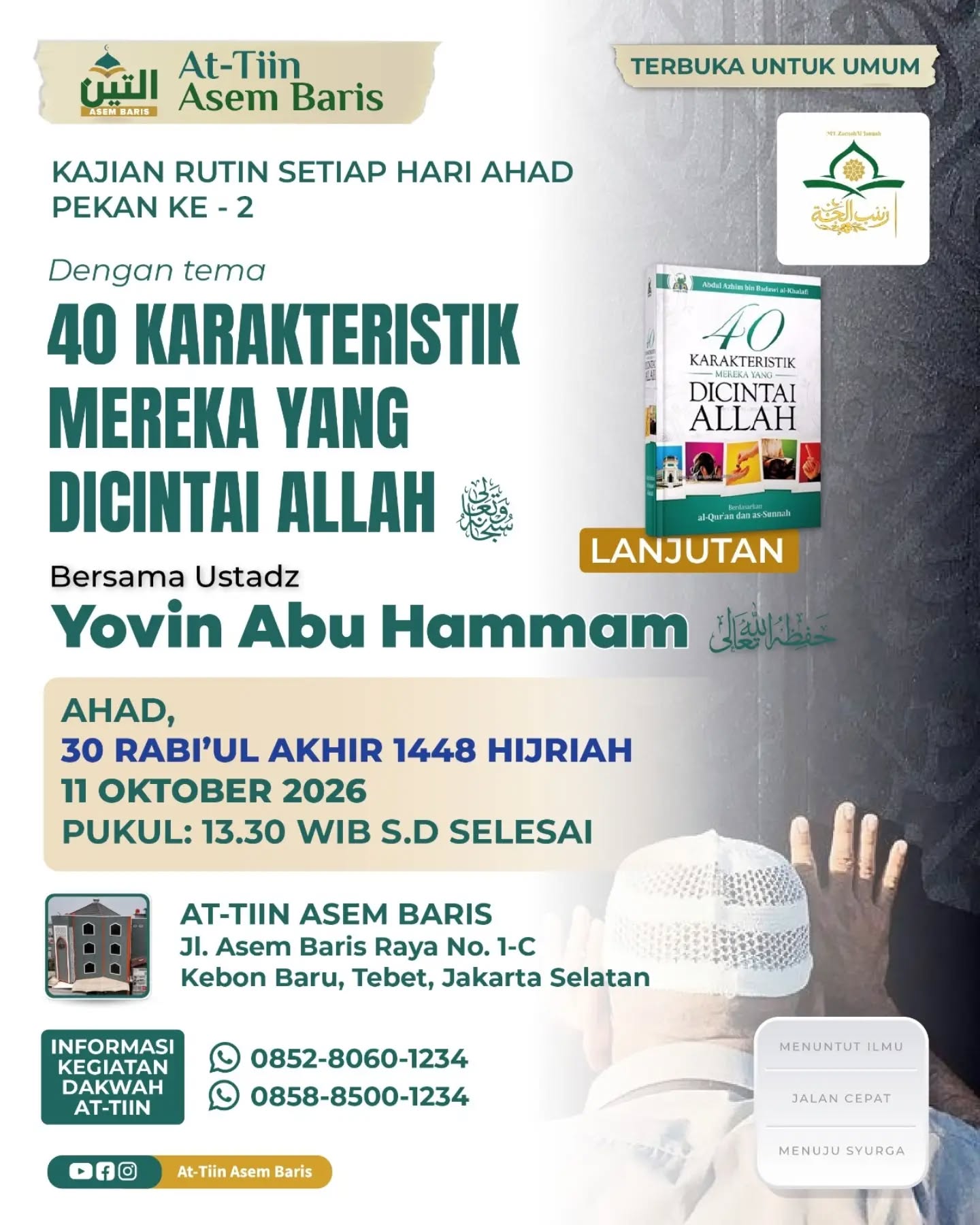 Poster asli dari @masjidattiinasembaris